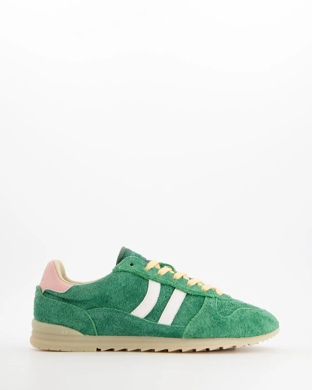 Coolway Switzer Green Grass - Suede Sneakers sold by Ulanka