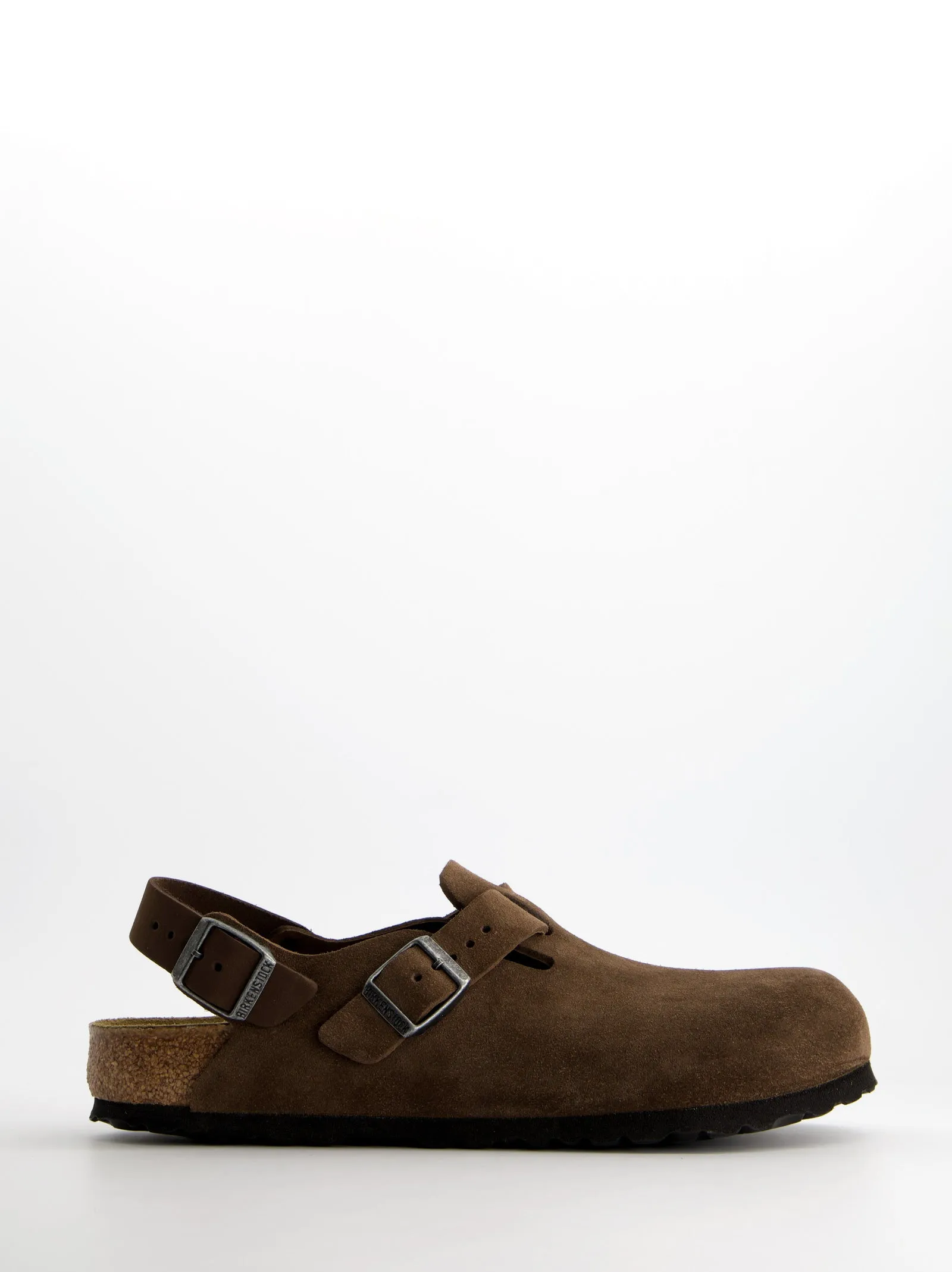 Suede clogs with strap - Birkenstock Tokio sold by Ulanka