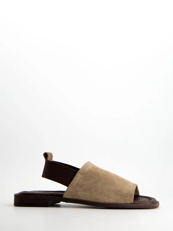 Sandalias de ante con tira elástica - Sandy made by Ulanka