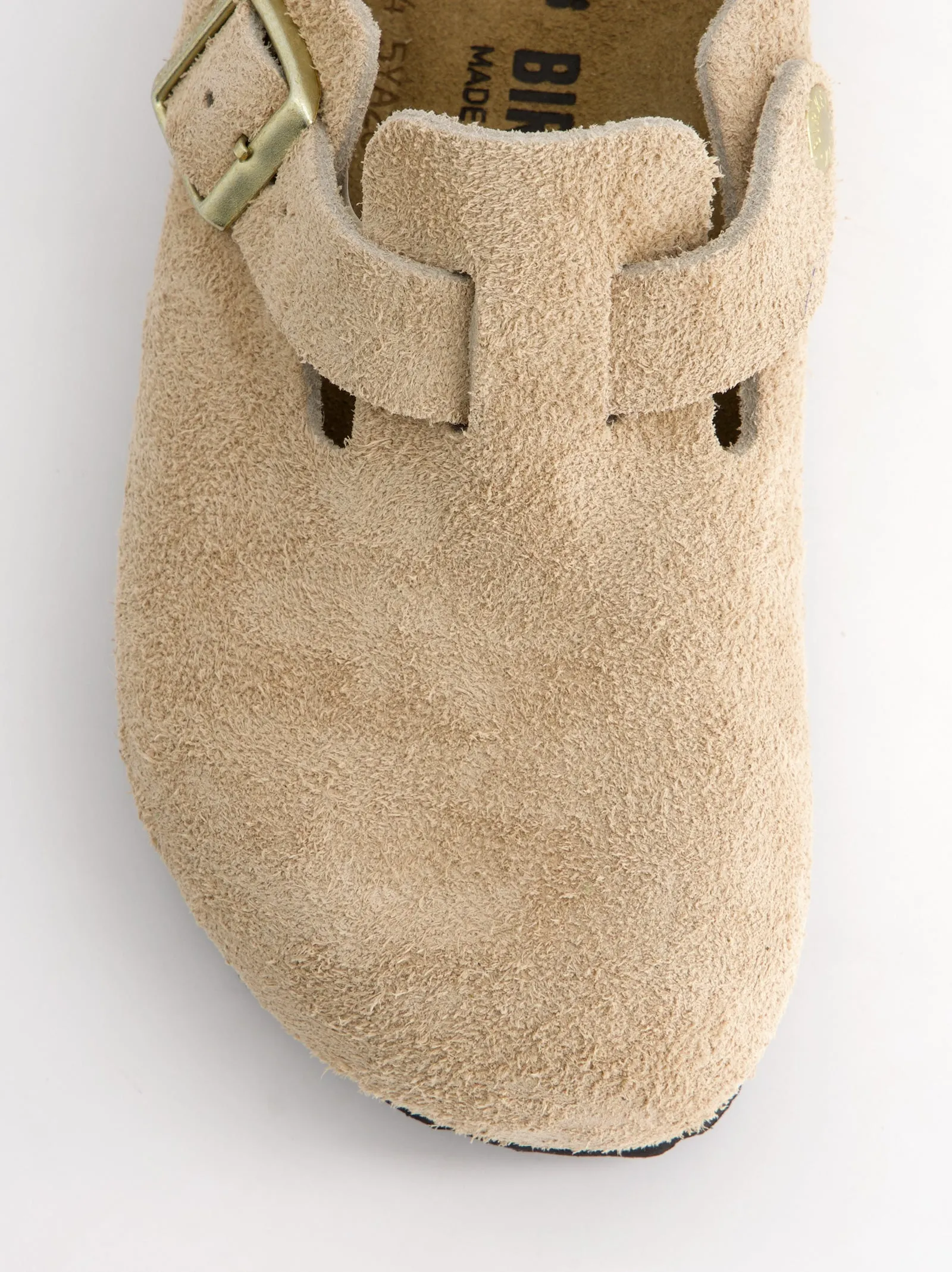 Suede buckle clogs - Birkenstock Boston Leve sold by Ulanka product image thumbnail 4
