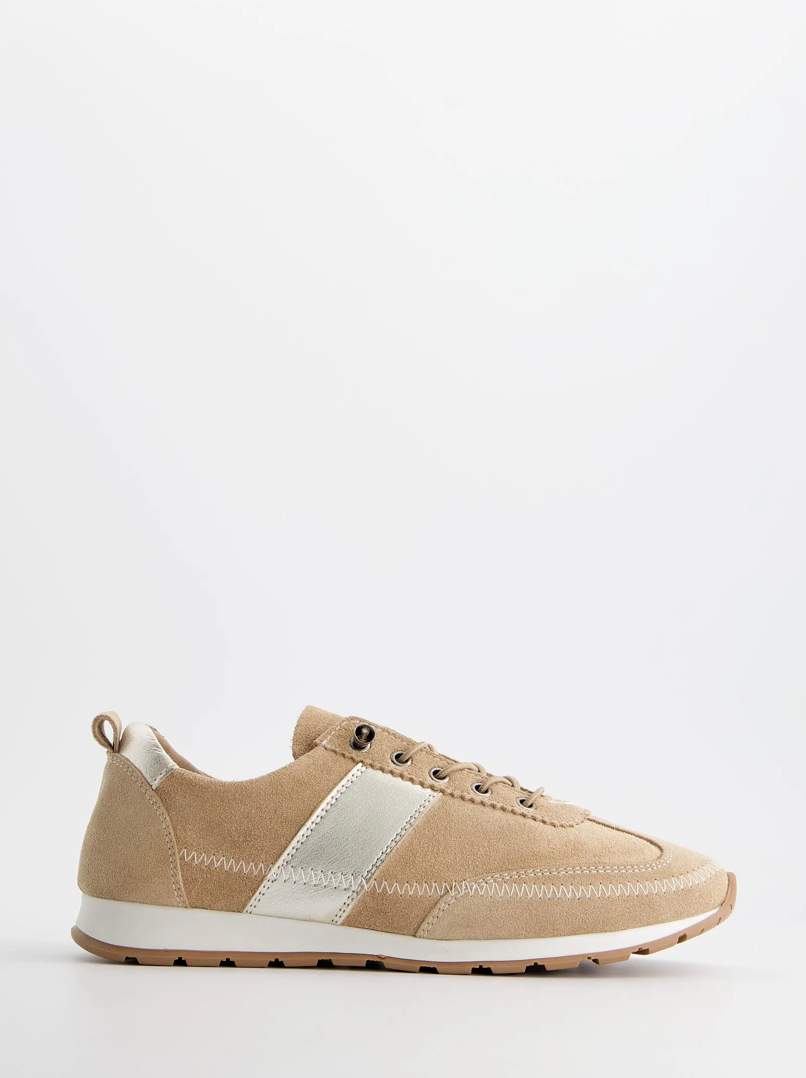 Suede sneakers with elastic laces - 032 004 sold by Ulanka