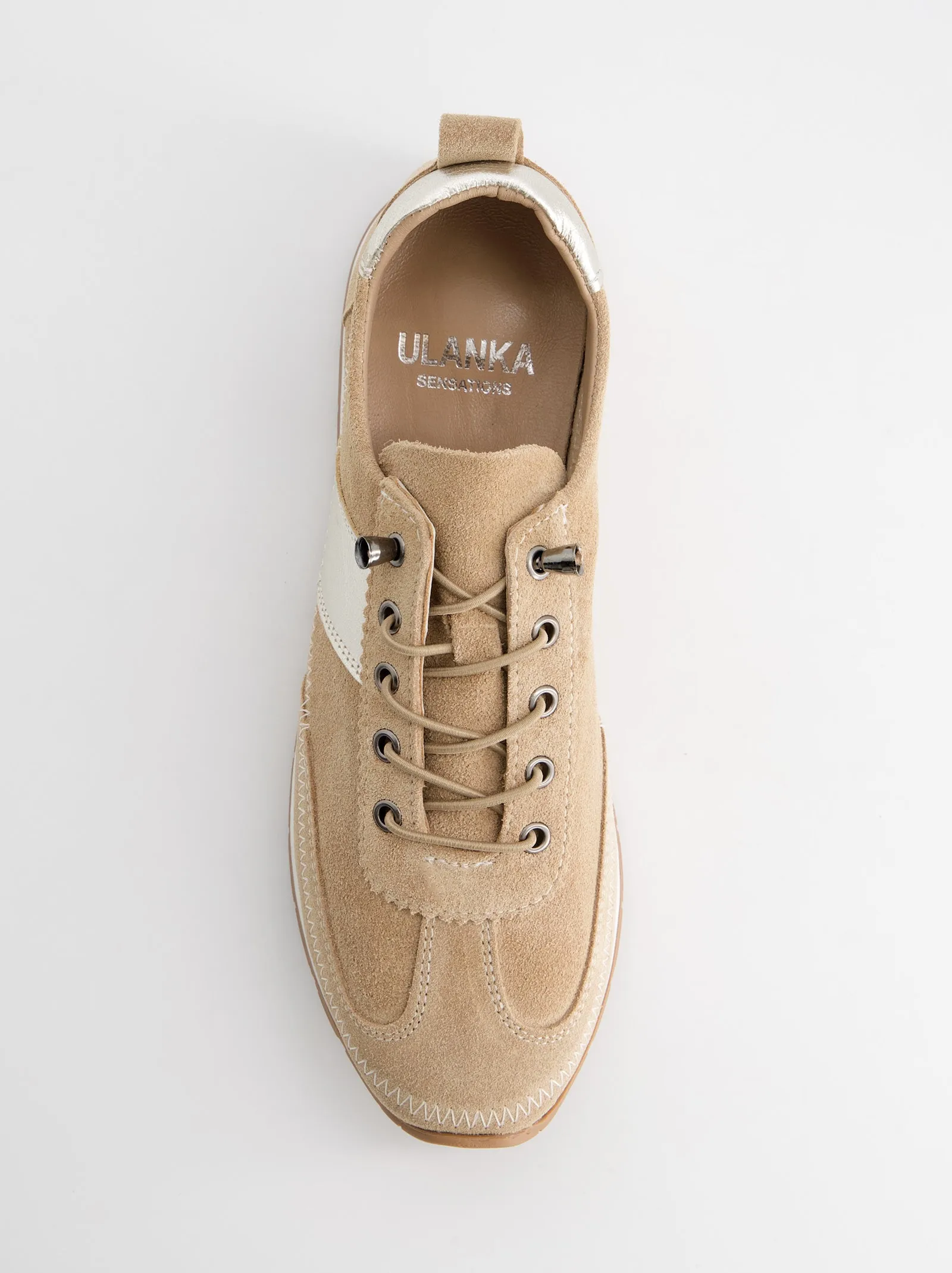 Suede sneakers with elastic laces - 032 004 sold by Ulanka product image thumbnail 4