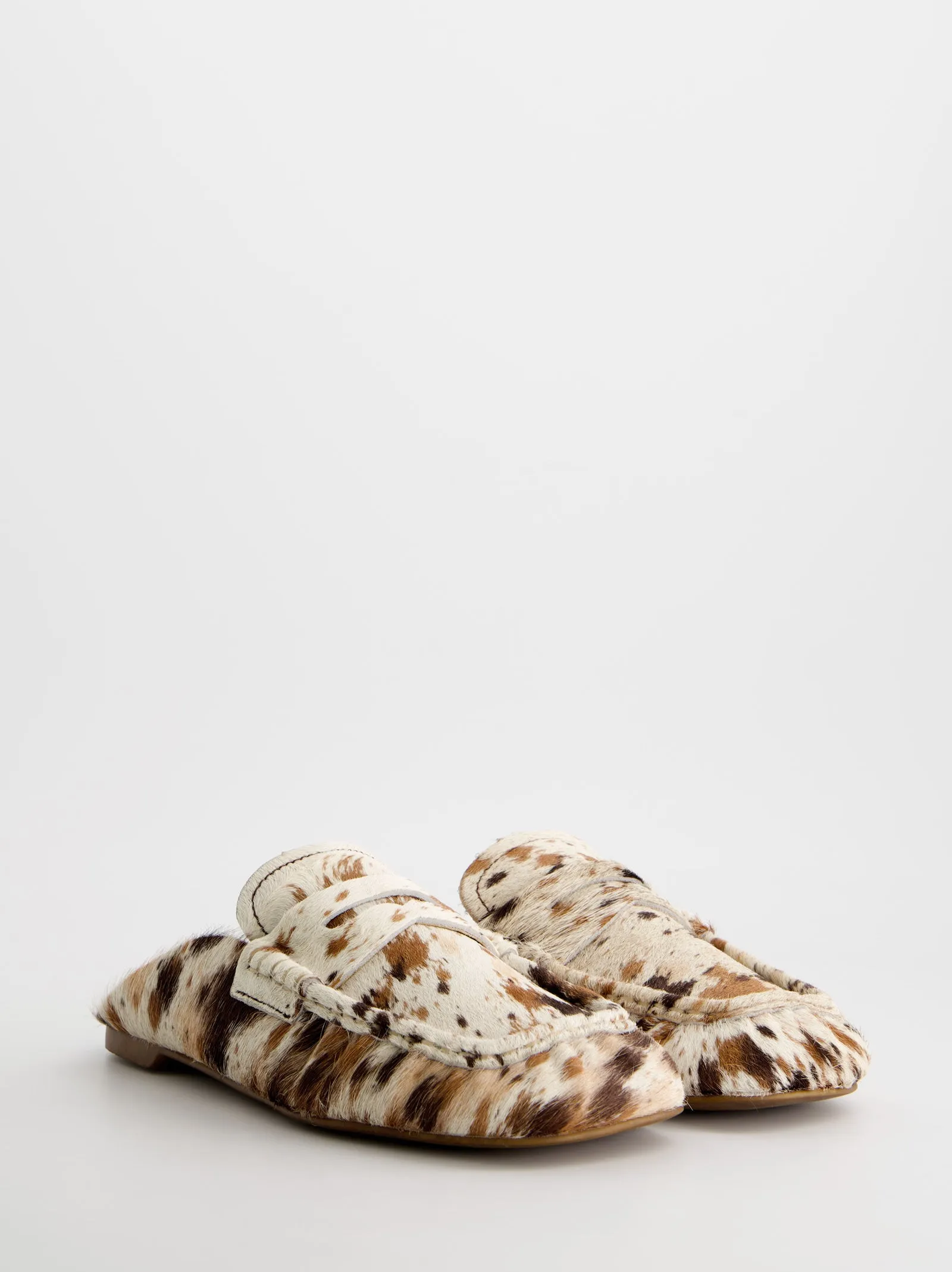 Animal print hair mule loafers - Momar sold by Ulanka product image thumbnail 4