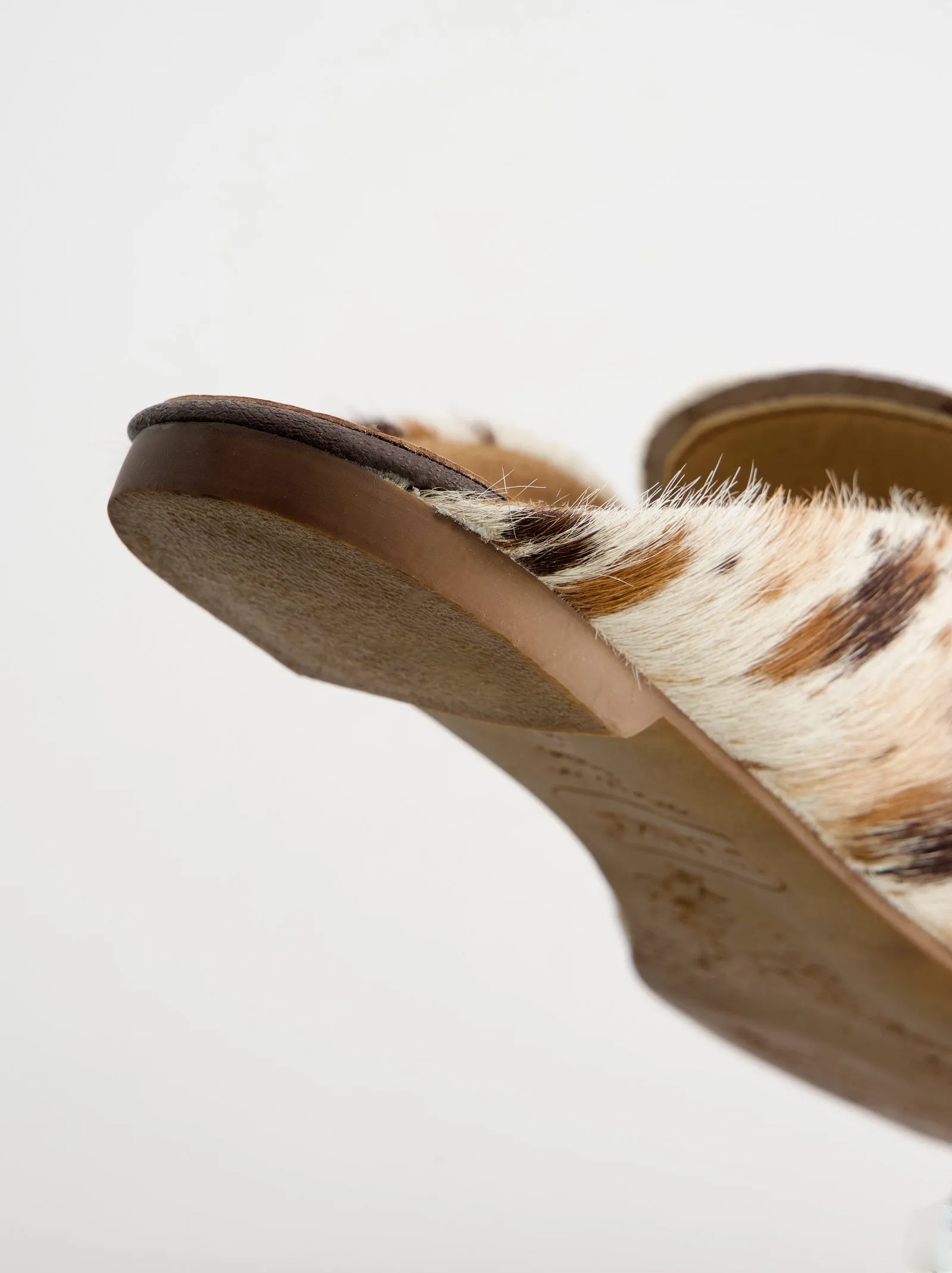 Animal print hair mule loafers - Momar sold by Ulanka product image thumbnail 5
