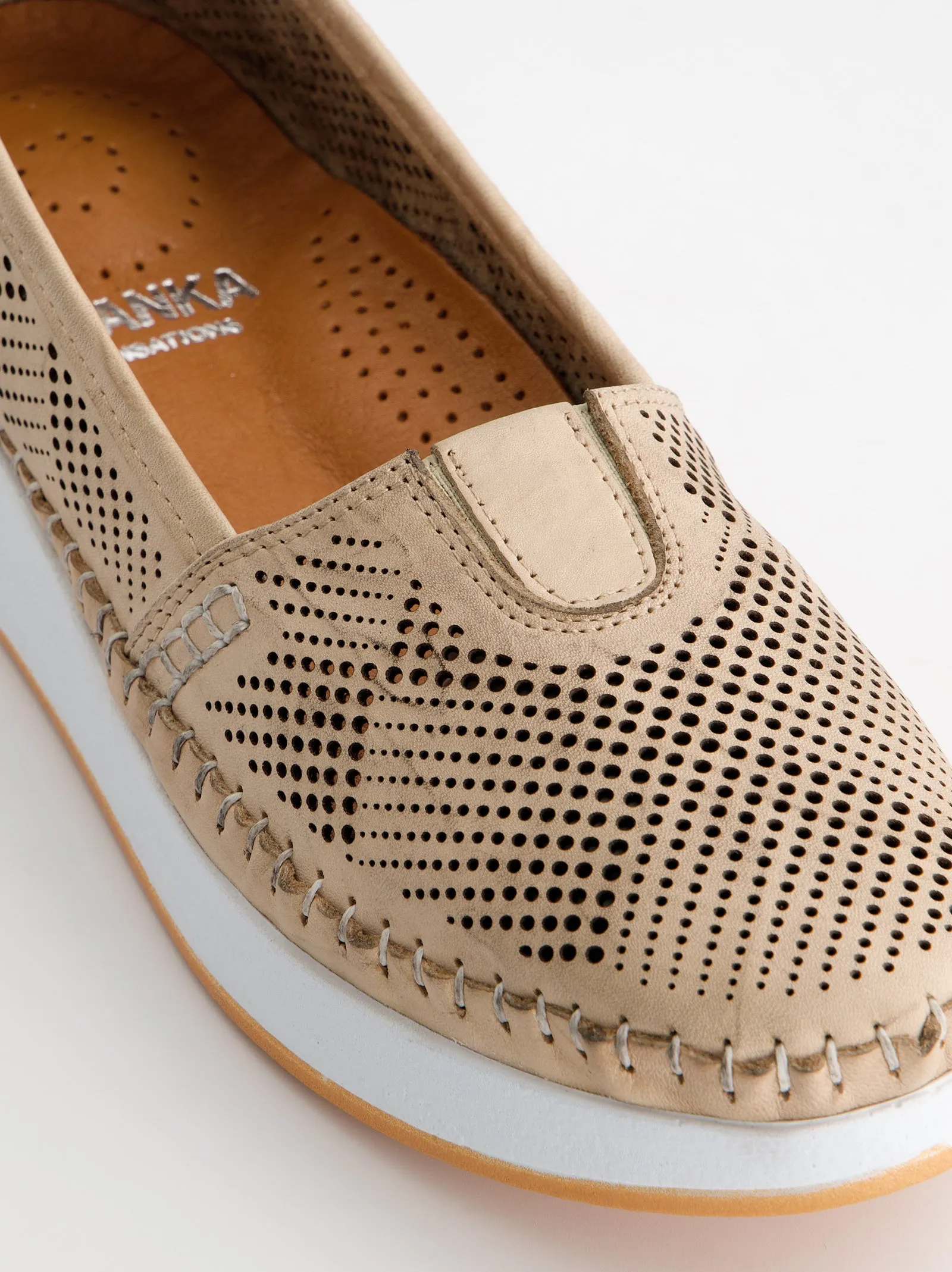 Die-cut leather slip-on loafers - P-2 sold by Ulanka product image thumbnail 2