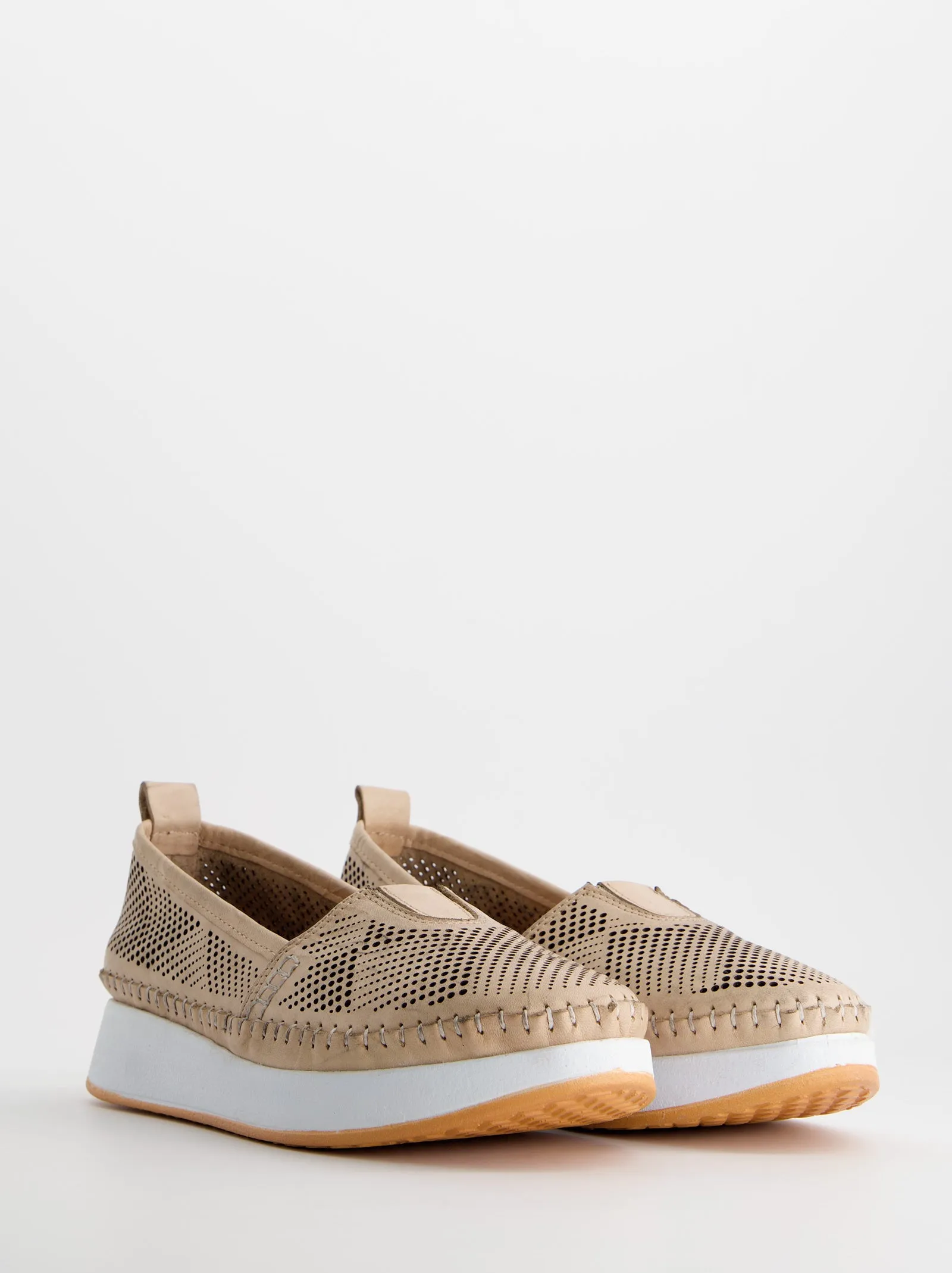 Die-cut leather slip-on loafers - P-2 sold by Ulanka product image thumbnail 4