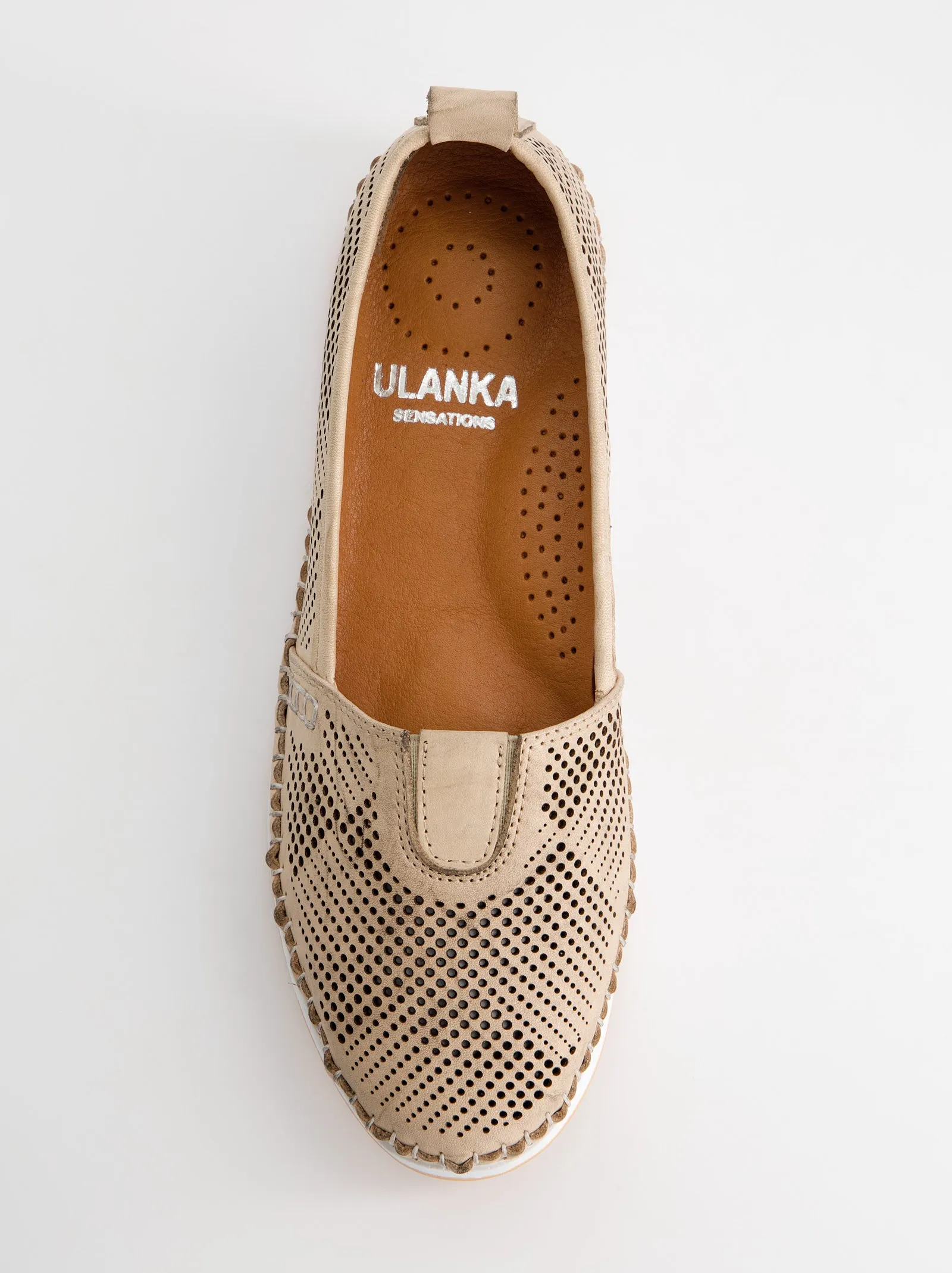 Die-cut leather slip-on loafers - P-2 sold by Ulanka product image thumbnail 3