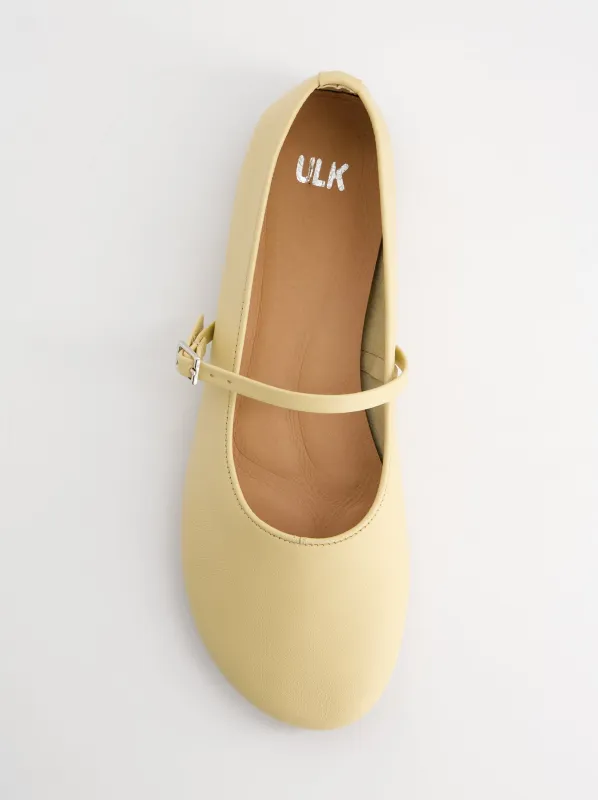 Leather Mary Jane ballet flats - Linke made by Ulanka