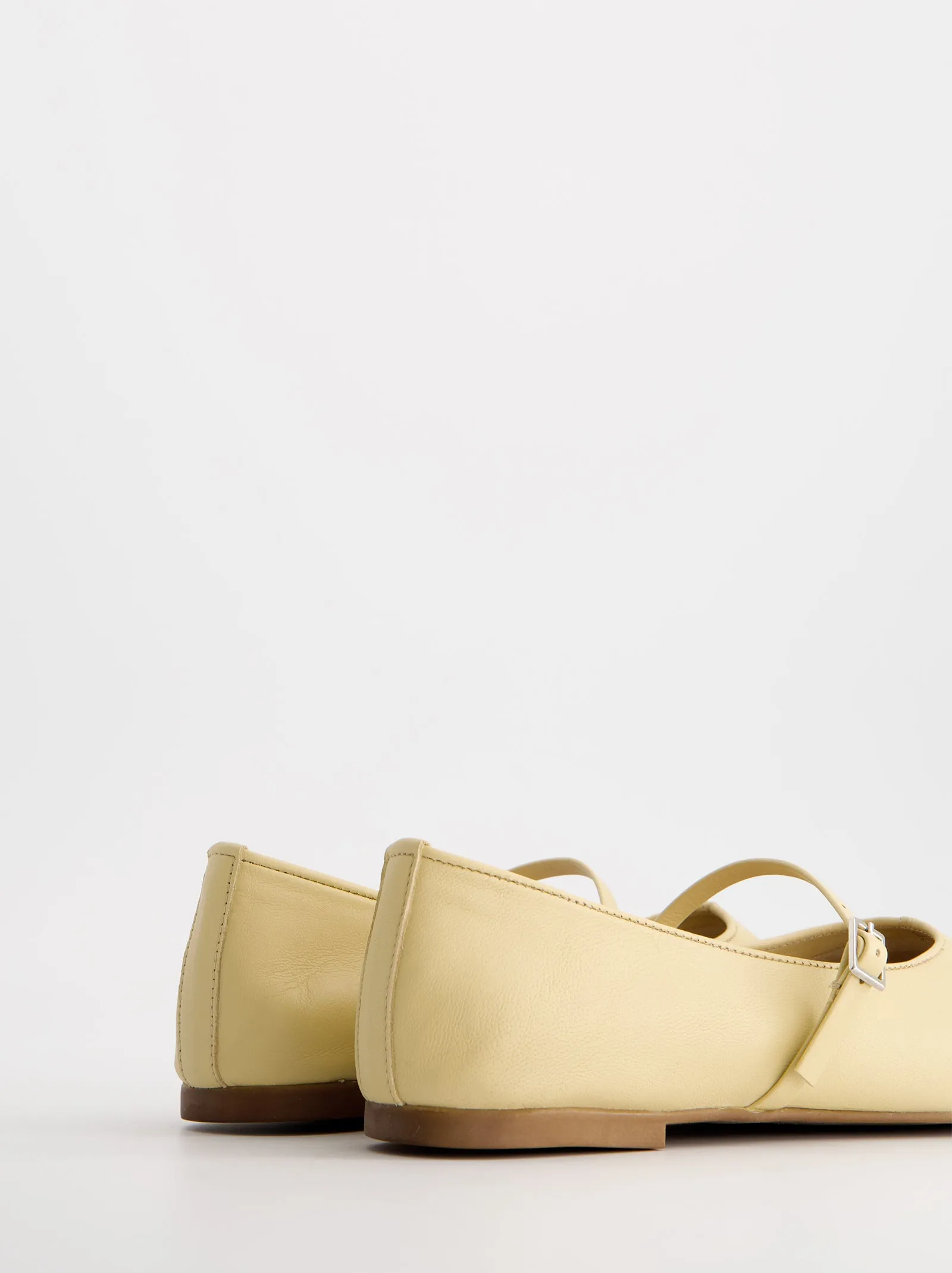 Linke leather Mary Jane flats sold by Ulanka product image thumbnail 4