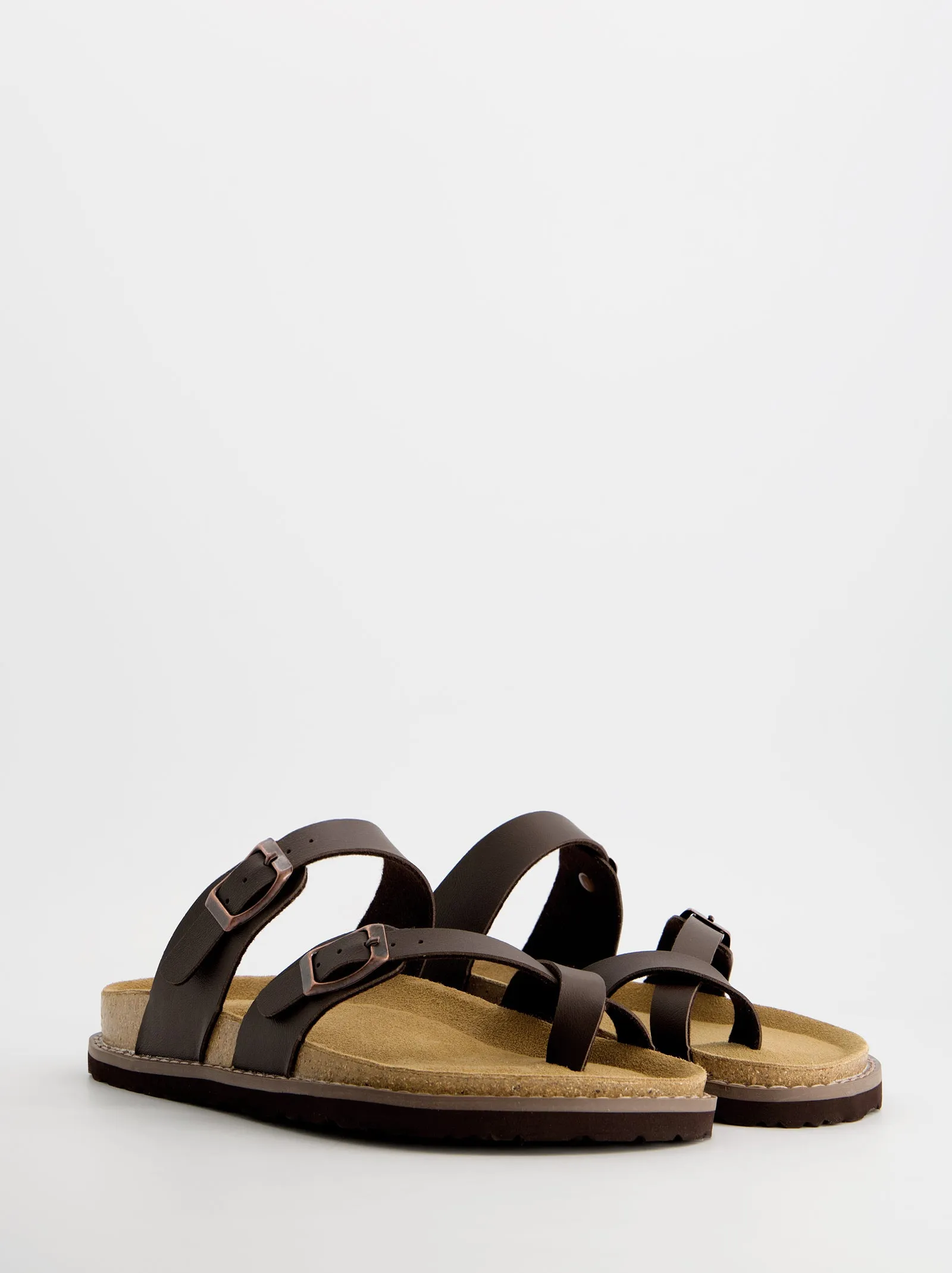 Double-buckle sandals with toe post - Yuma sold by Ulanka product image thumbnail 5