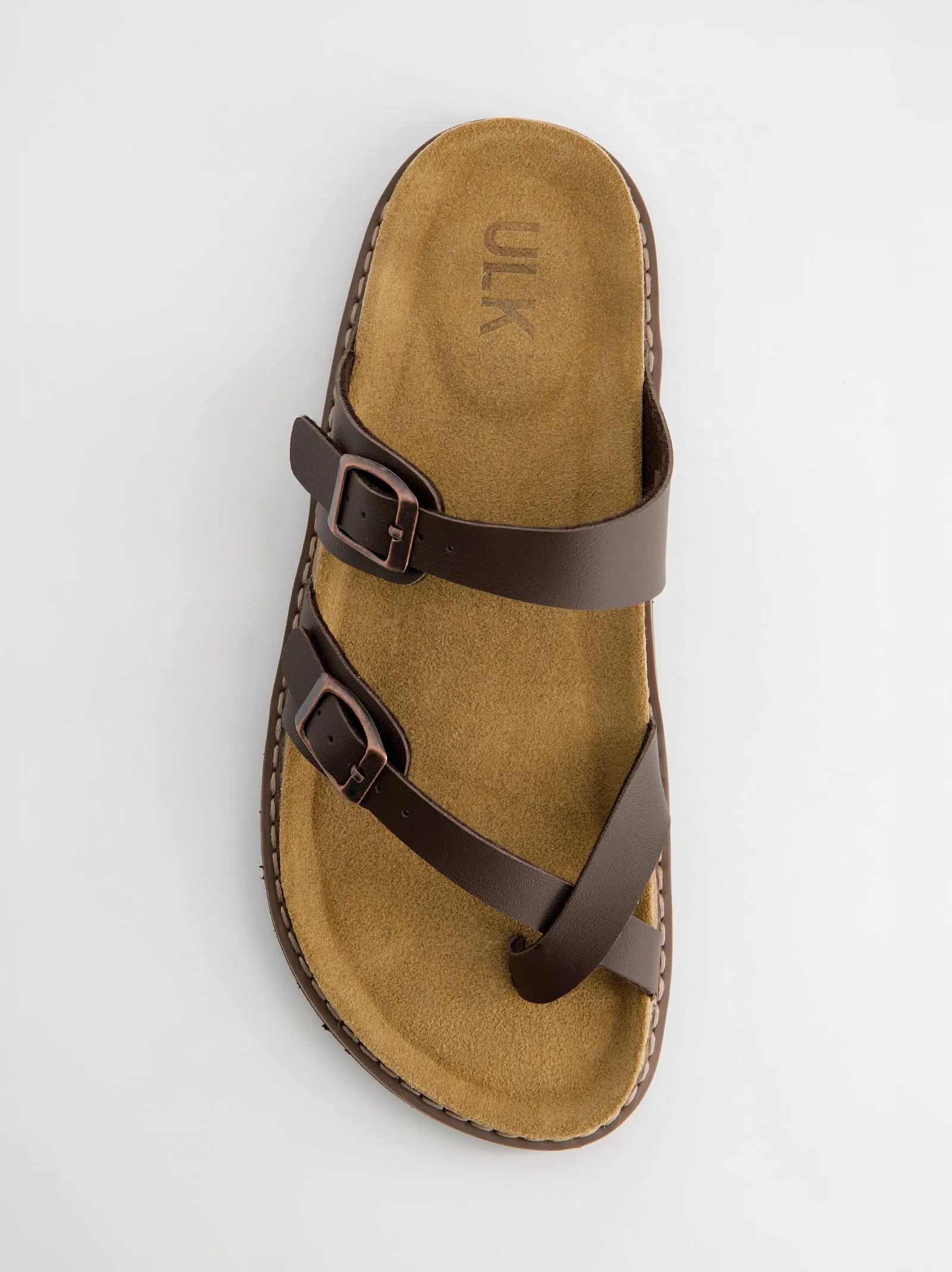 Double-buckle sandals with toe post - Yuma sold by Ulanka product image thumbnail 4