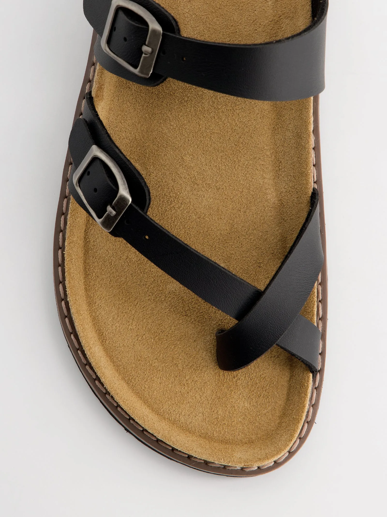 Double-buckle sandals with toe post - Yuma sold by Ulanka product image thumbnail 3