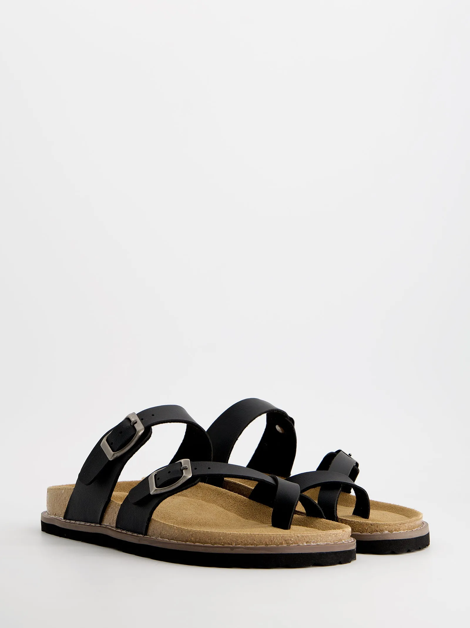 Double-buckle sandals with toe post - Yuma sold by Ulanka product image thumbnail 4