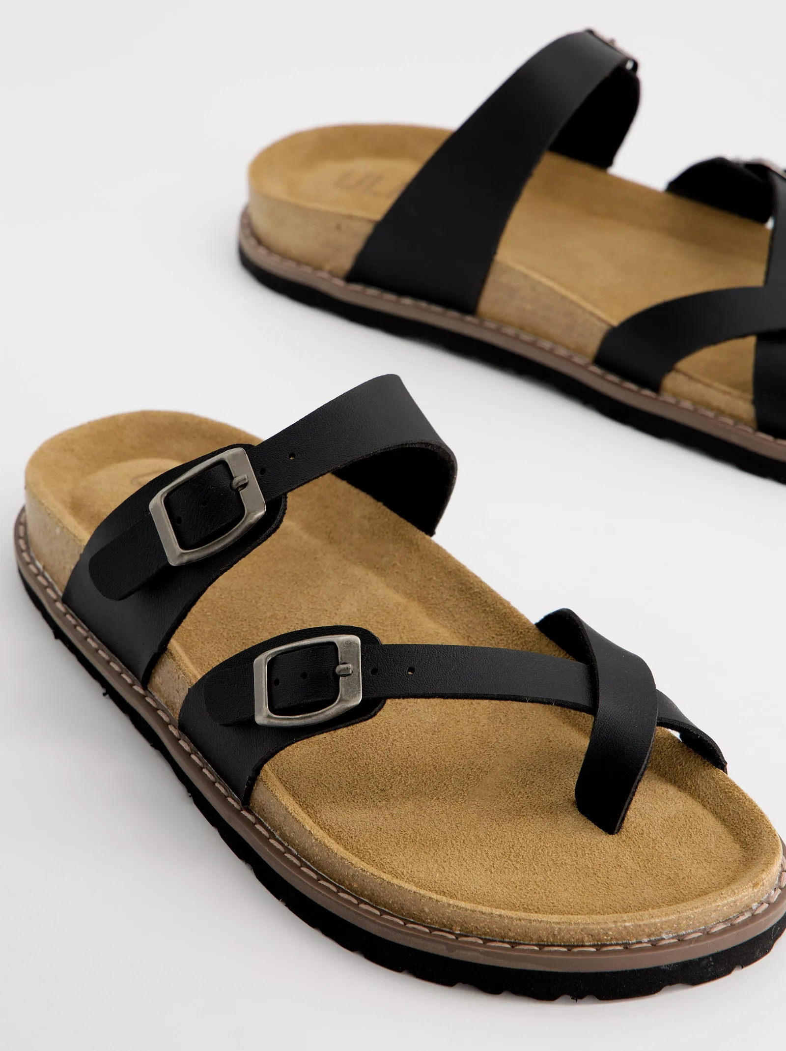 Double-buckle sandals with toe post - Yuma sold by Ulanka product image thumbnail 2