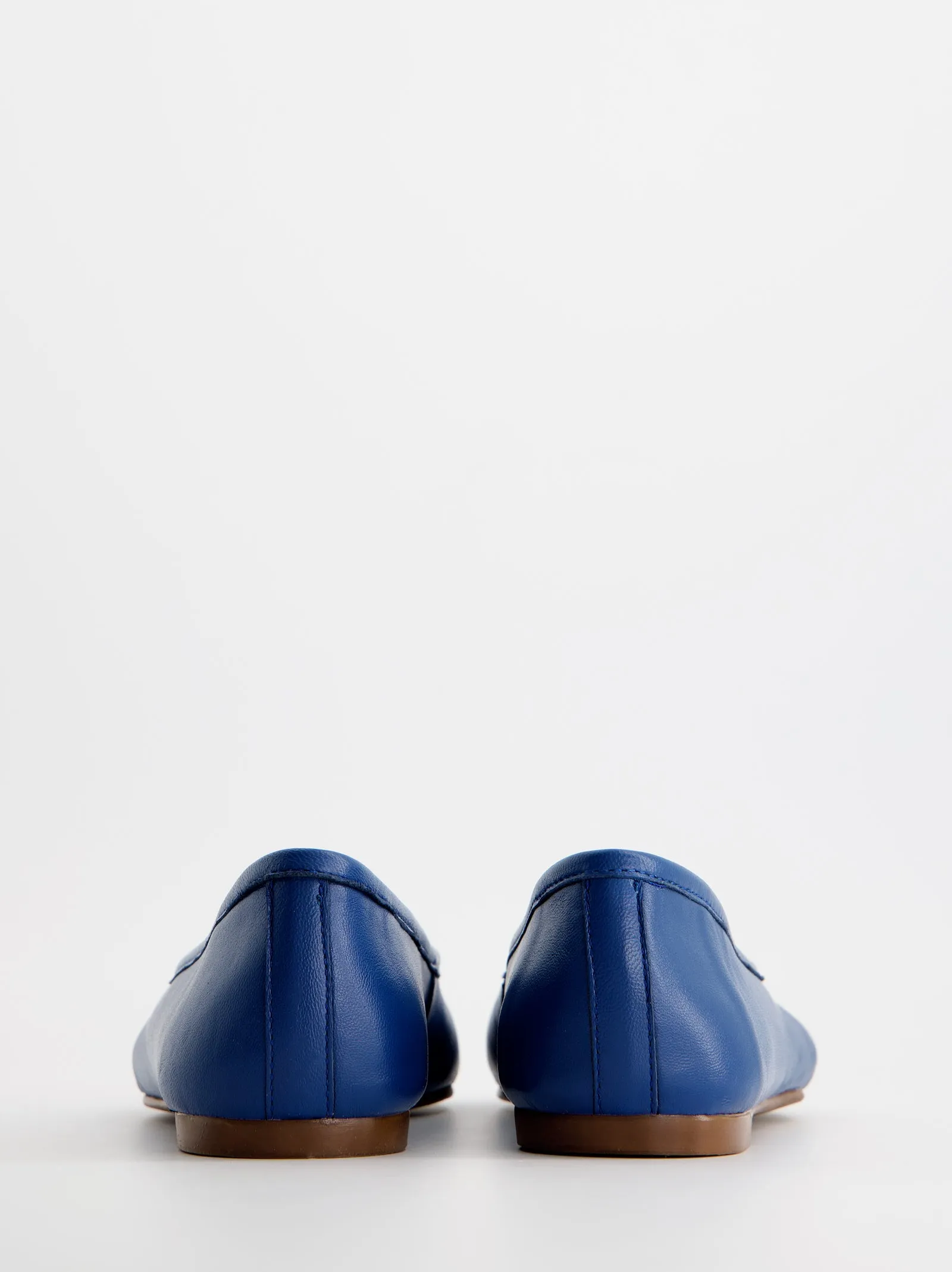 Blue leather tabi ballet flats - Karva sold by Ulanka product image thumbnail 5