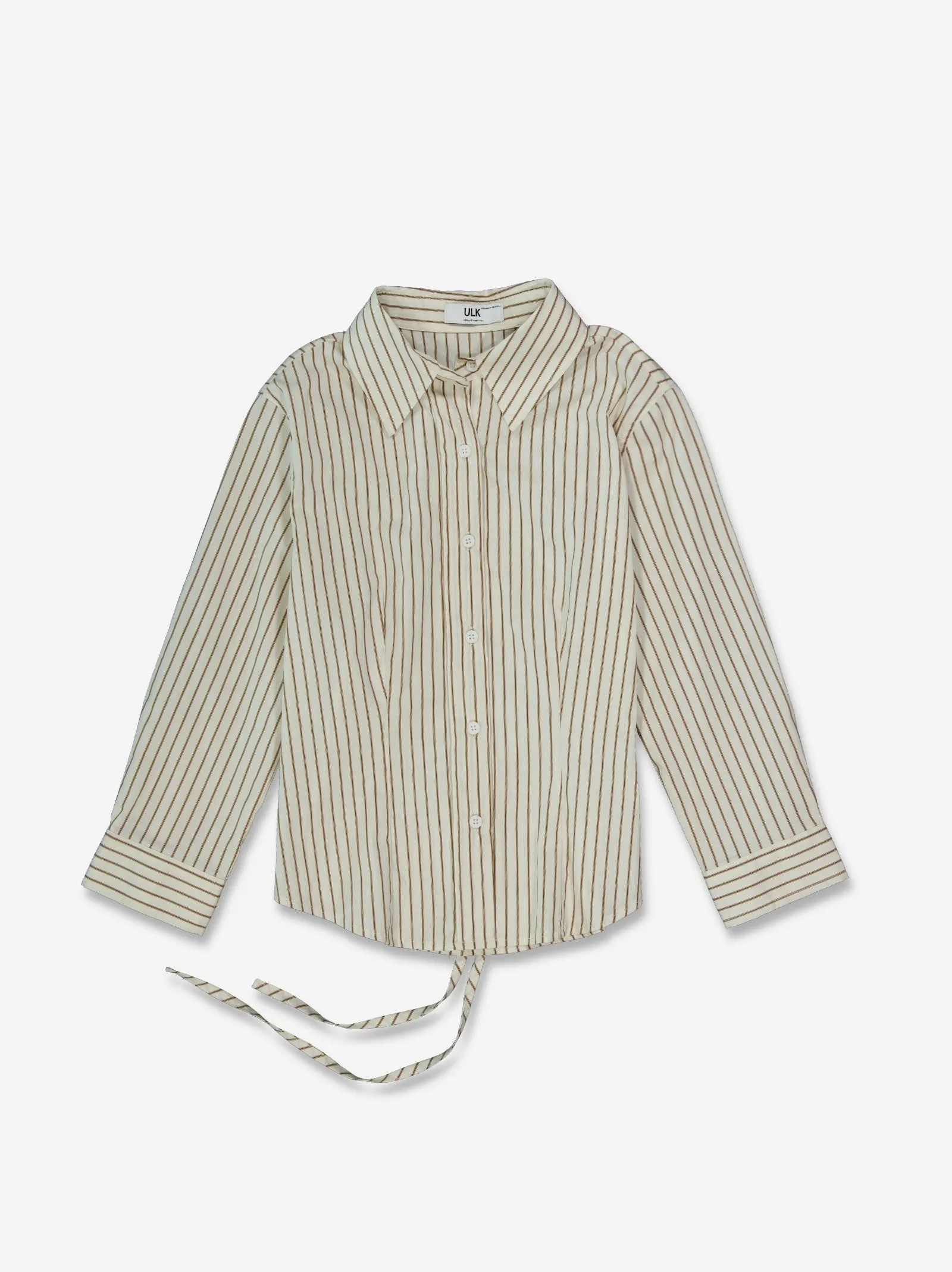 Striped shirt with back adjustment - Miraela sold by Ulanka