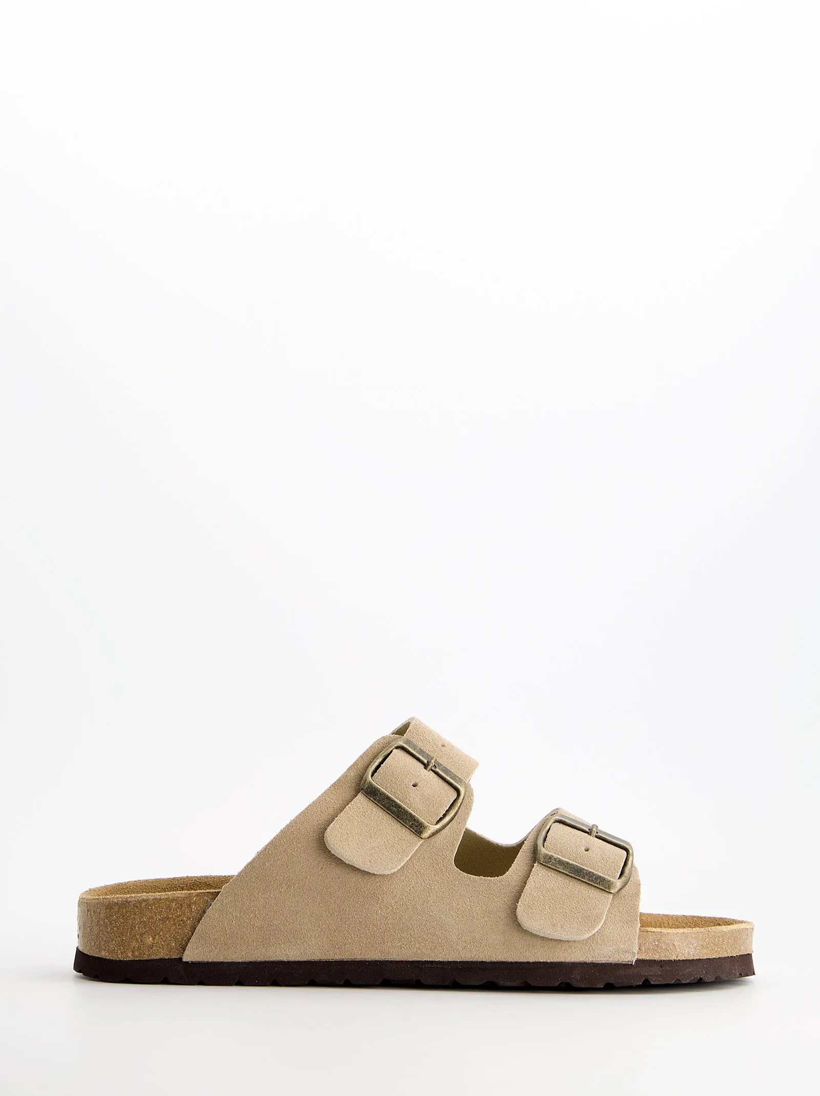 Buckled suede sandals - Missouri sold by Ulanka