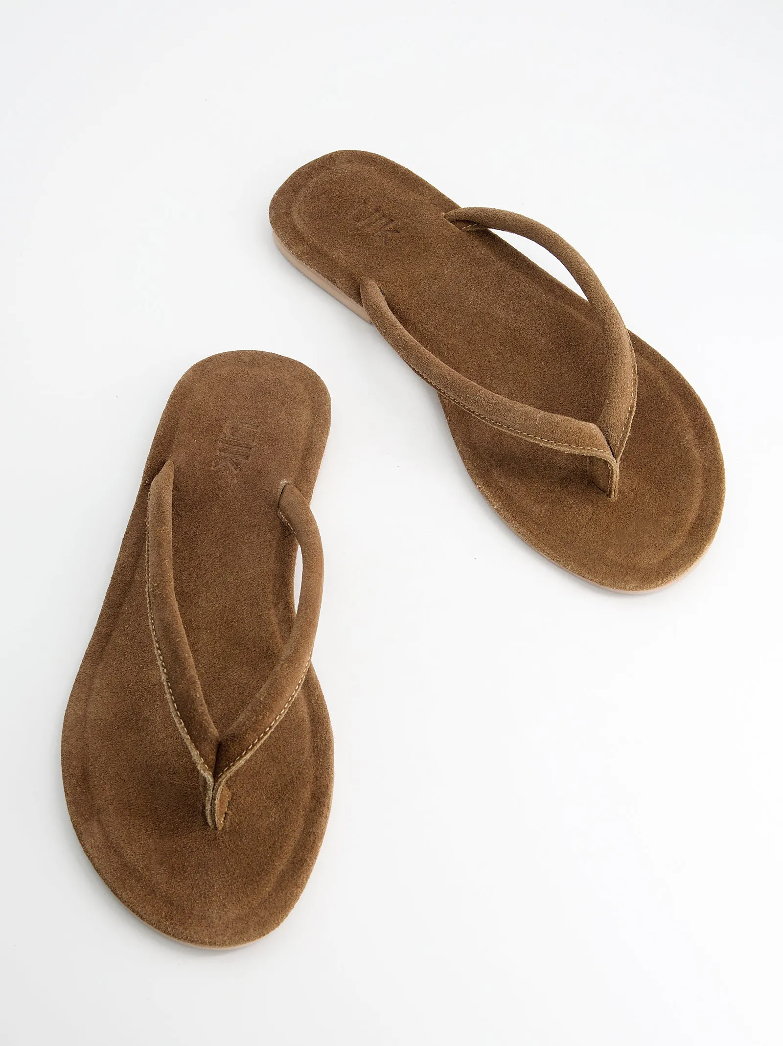 Suede thong sandals - Nude sold by Ulanka product image thumbnail 5