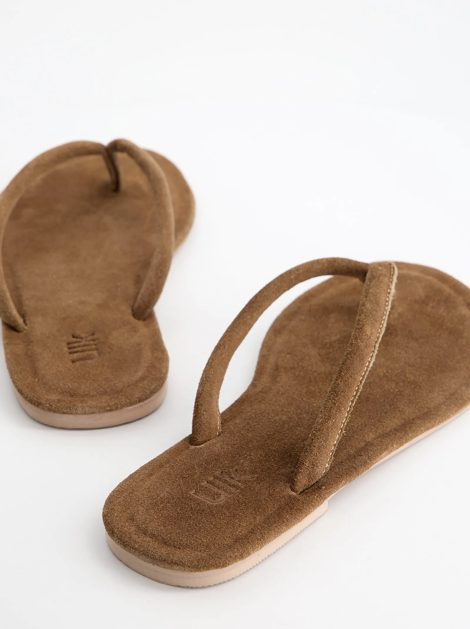 Suede thong sandals - Nude sold by Ulanka product image thumbnail 3