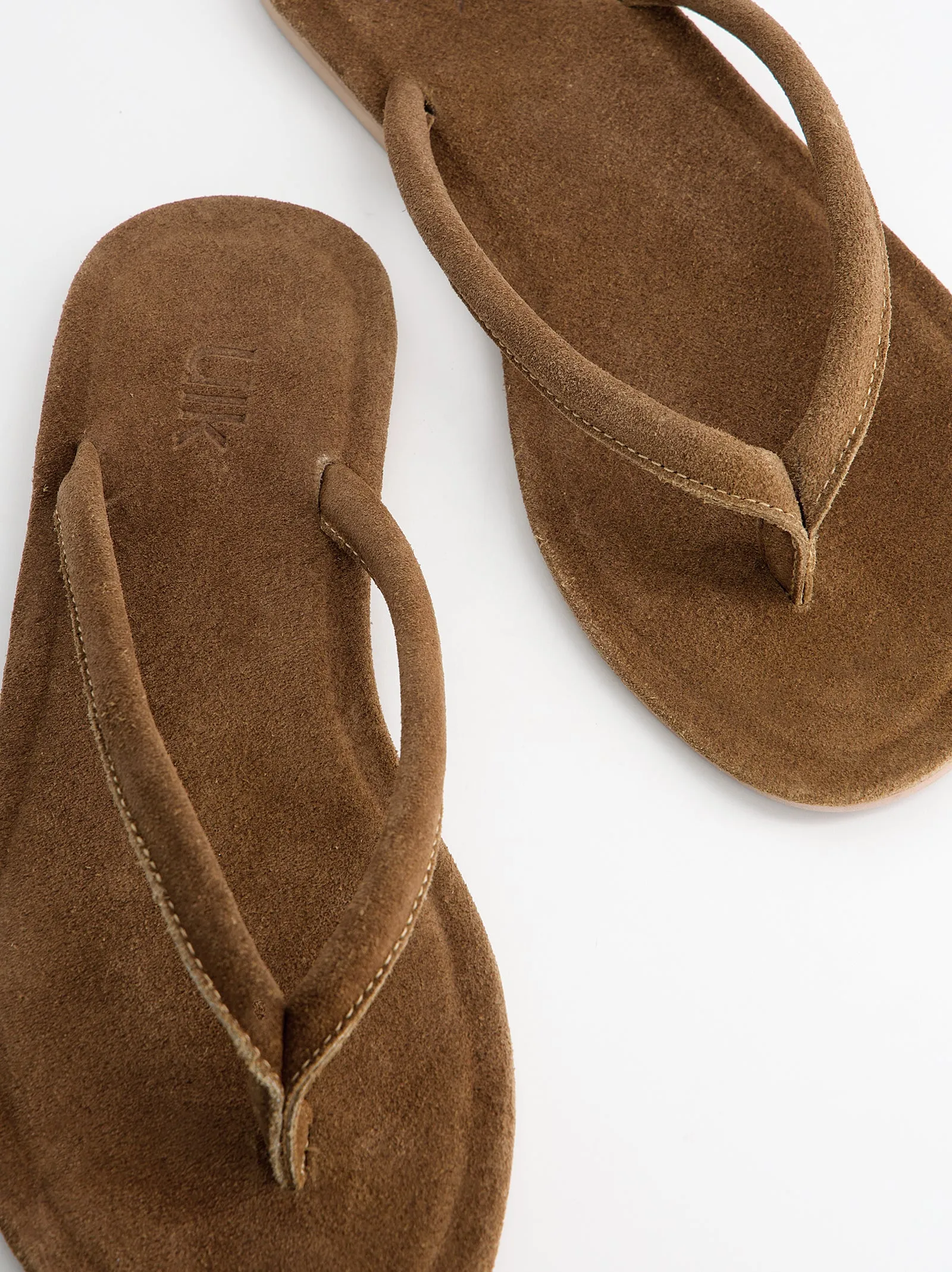 Suede thong sandals - Nude sold by Ulanka product image thumbnail 2