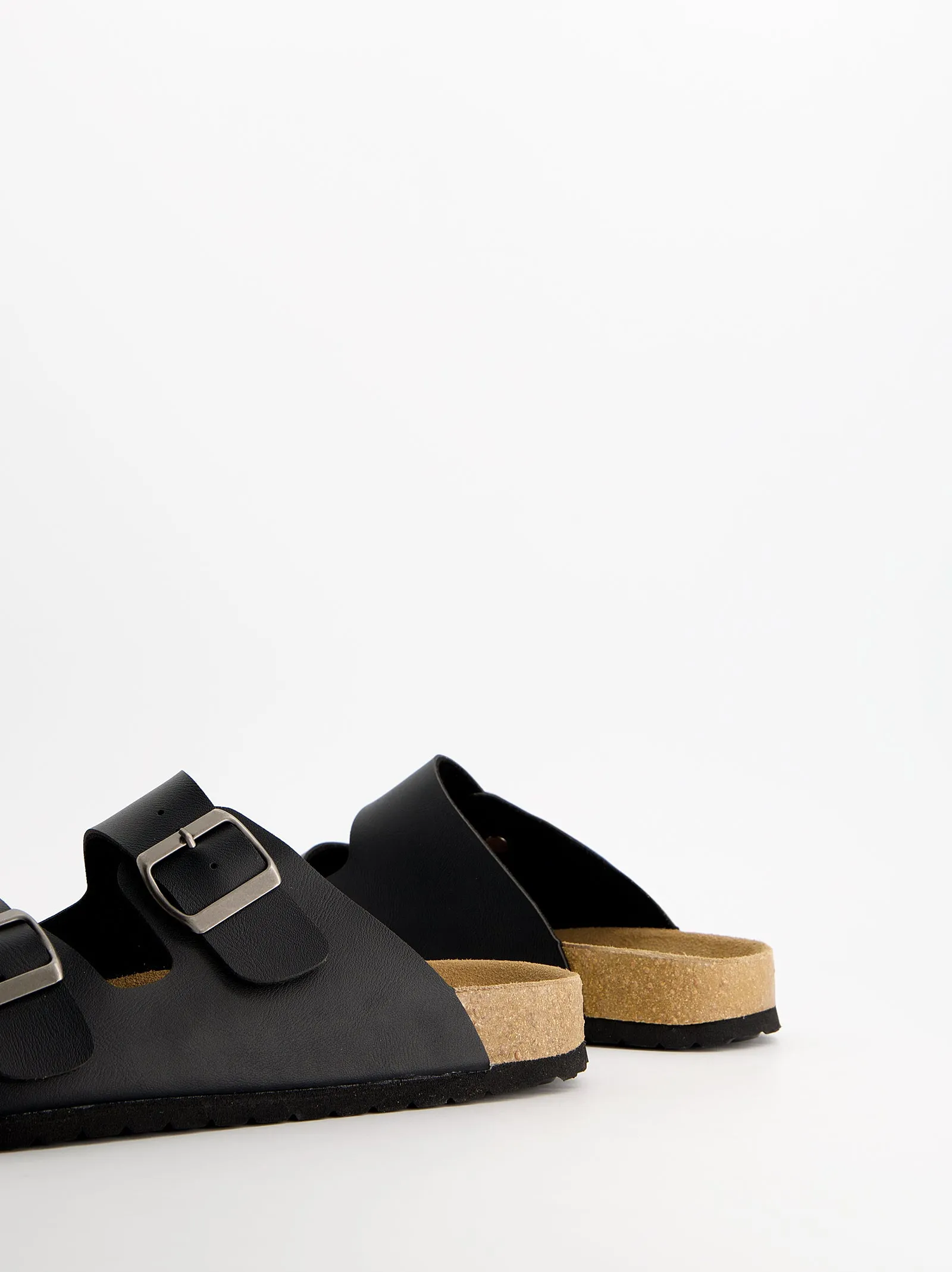 Black leather sandals with buckles - Missouri sold by Ulanka product image thumbnail 5