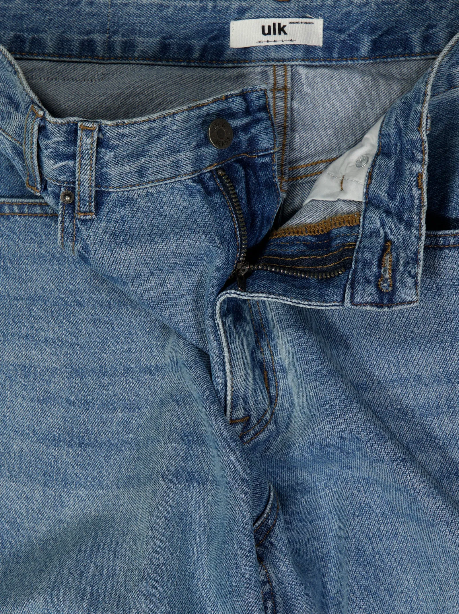 Washed-effect straight-fit jeans - Thik sold by Ulanka product image thumbnail 3