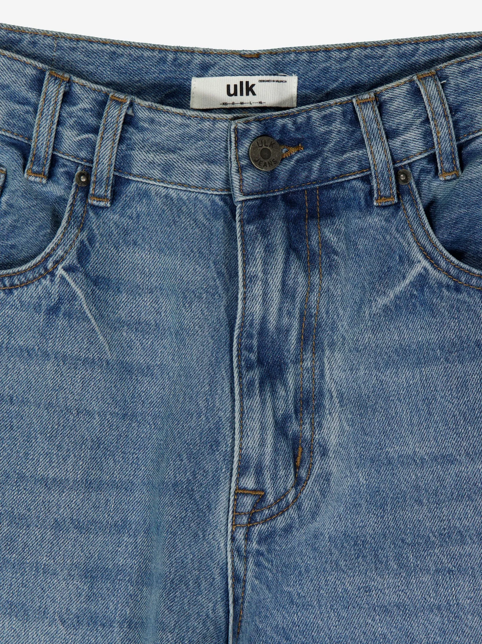 Washed-effect straight-fit jeans - Thik sold by Ulanka product image thumbnail 2