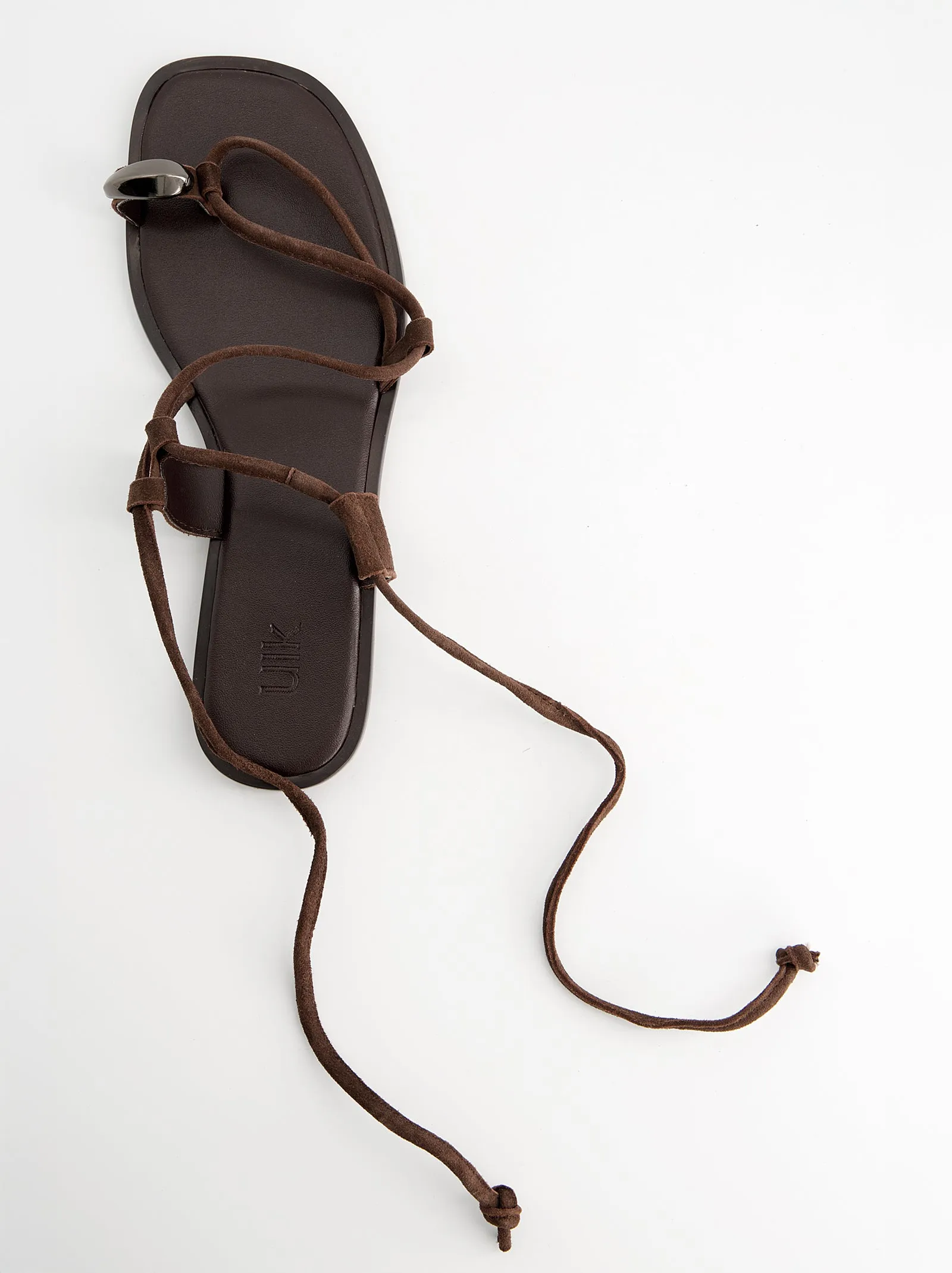 Suede strappy sandals with metal detail - Zura sold by Ulanka product image thumbnail 5