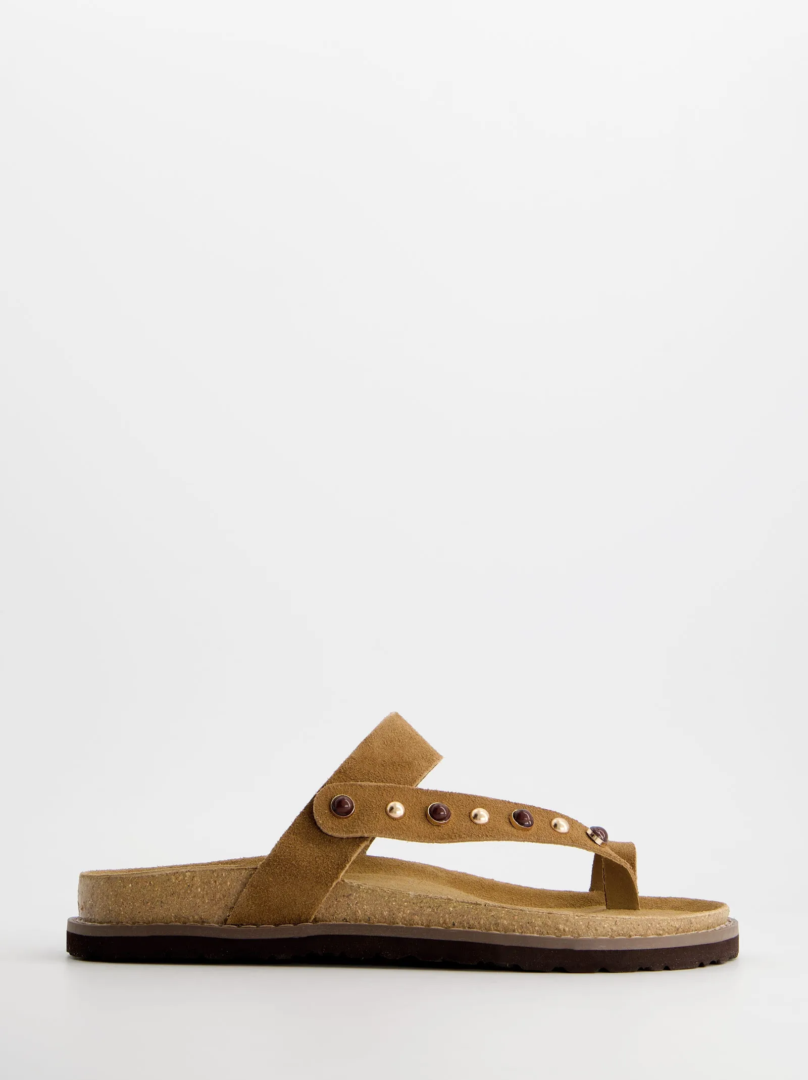 Suede sandals with ornamental details - Kaia sold by Ulanka