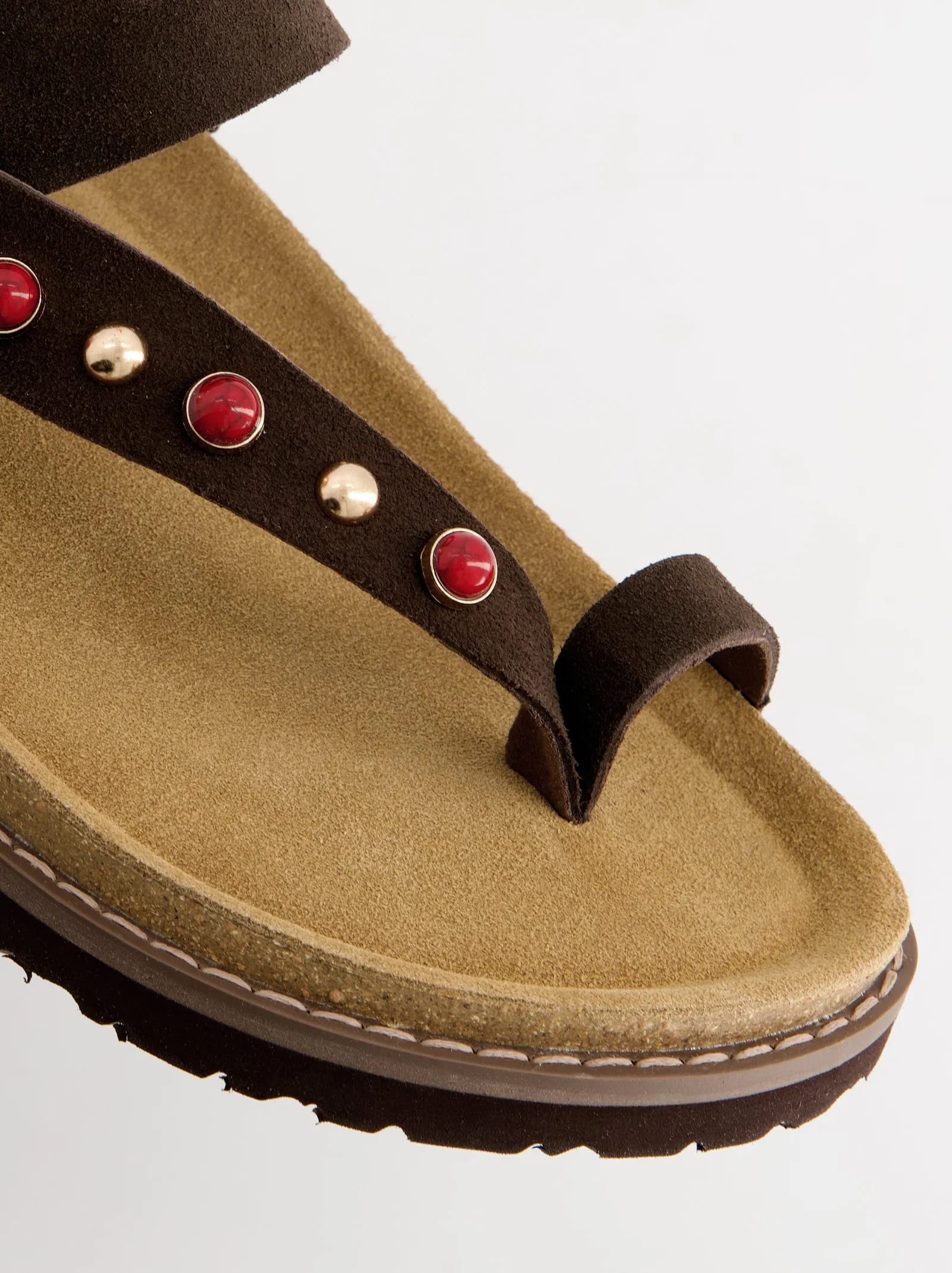 Suede sandals with ornamental details - Kaia sold by Ulanka product image thumbnail 3