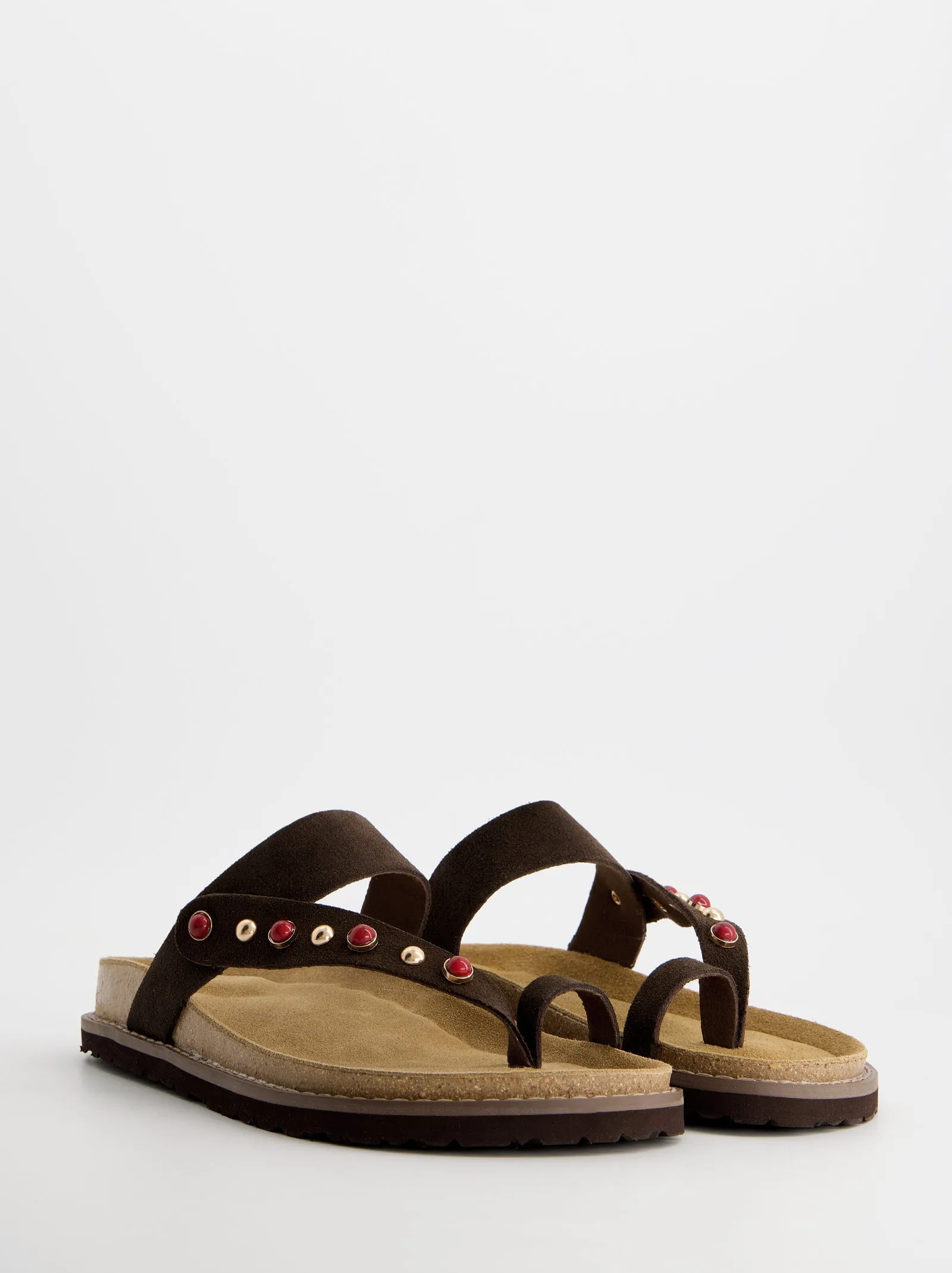 Suede sandals with ornamental details - Kaia sold by Ulanka product image thumbnail 2