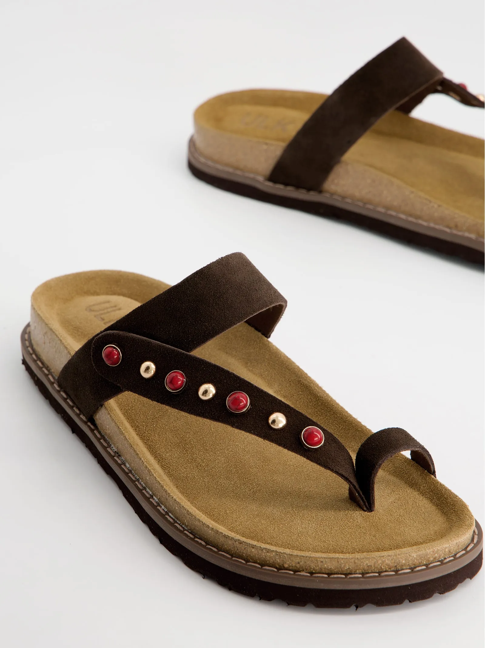 Suede sandals with ornamental details - Kaia sold by Ulanka product image thumbnail 5