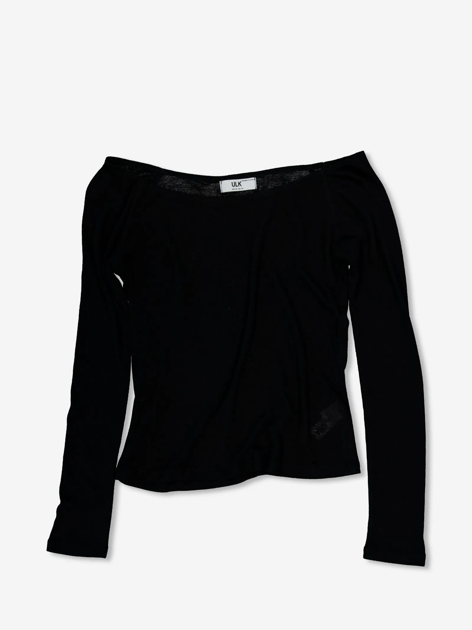 Semi-sheer boat neck t-shirt - Tana sold by Ulanka product image thumbnail 5