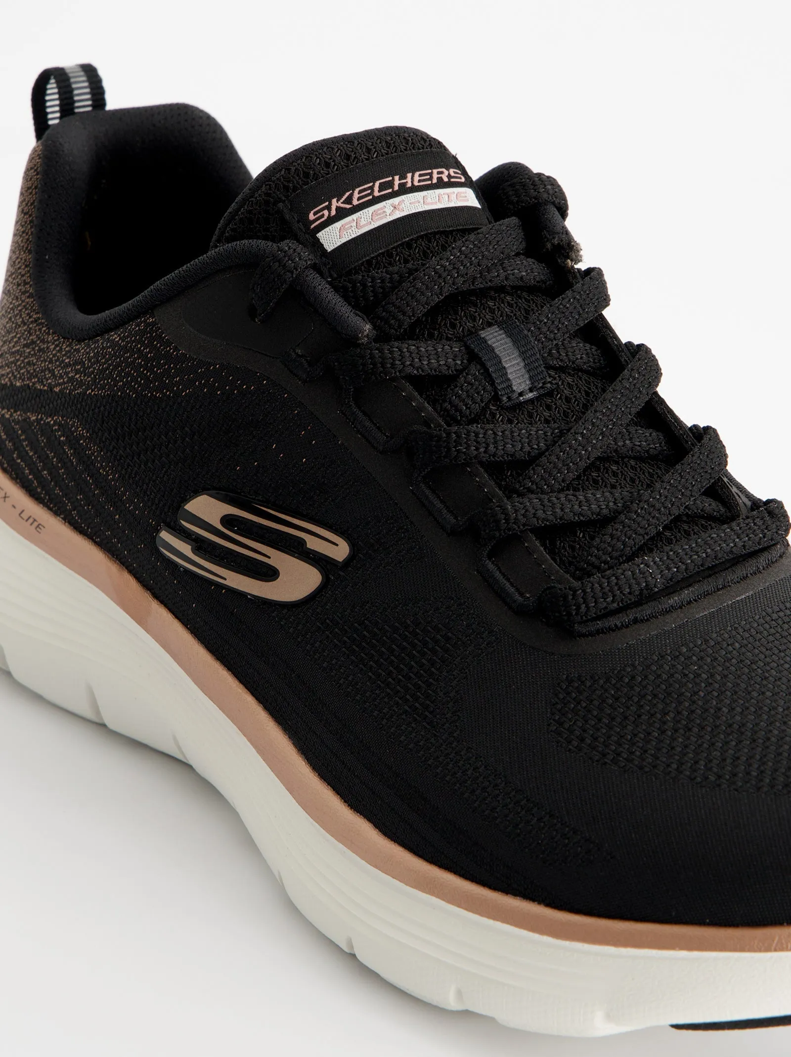 Black athletic shoes - Skechers Flex Appeal sold by Ulanka product image thumbnail 4