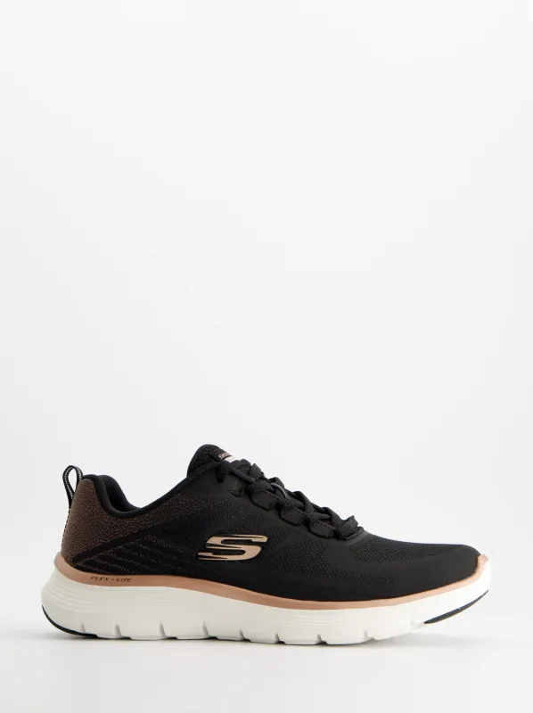 Black athletic shoes - Skechers Flex Appeal made by Skechers