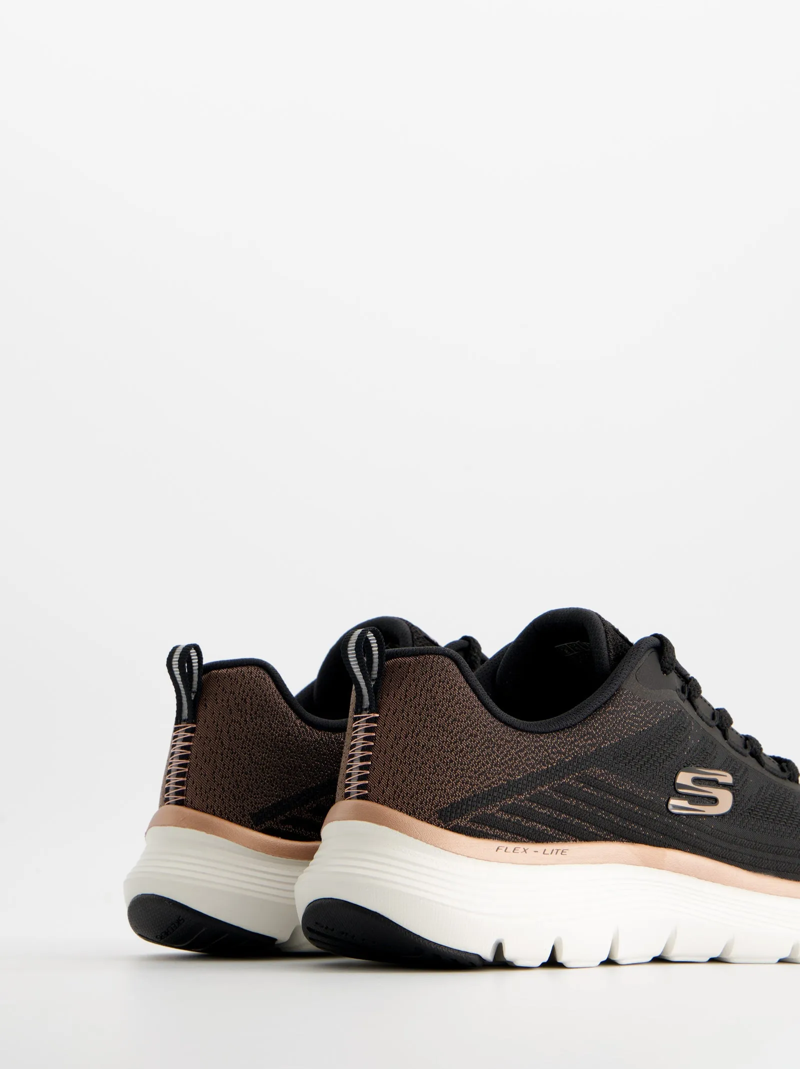 Black athletic shoes - Skechers Flex Appeal sold by Ulanka product image thumbnail 5