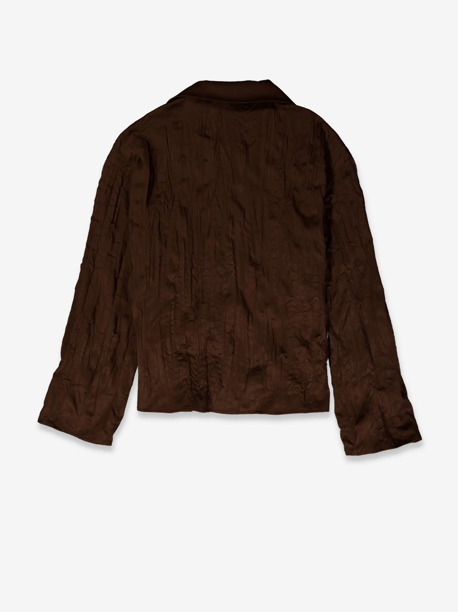 Crinkled finish shirt with Davis knot buttons sold by Ulanka product image thumbnail 4