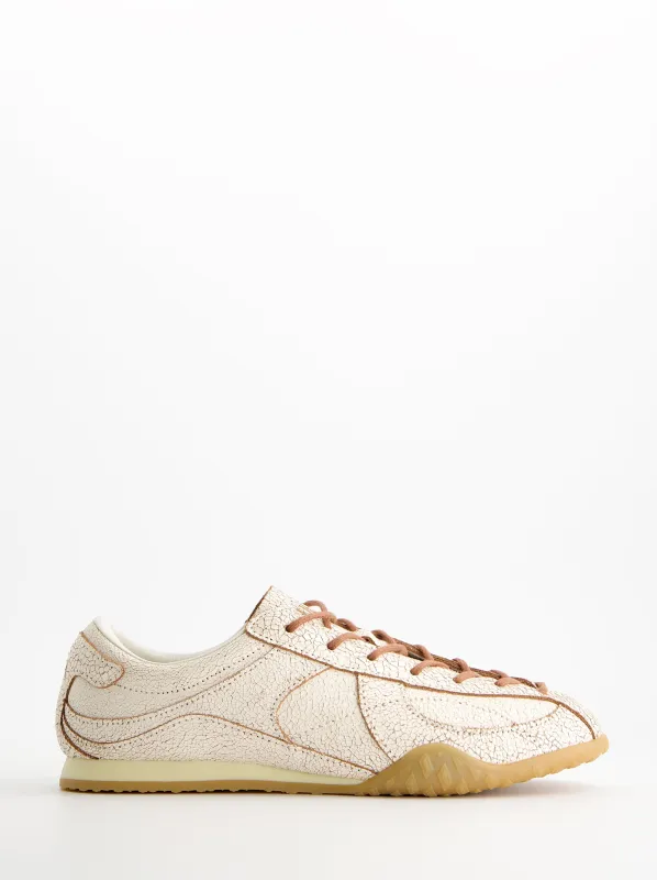 Cracked leather sneakers - Chambal made by Ulanka