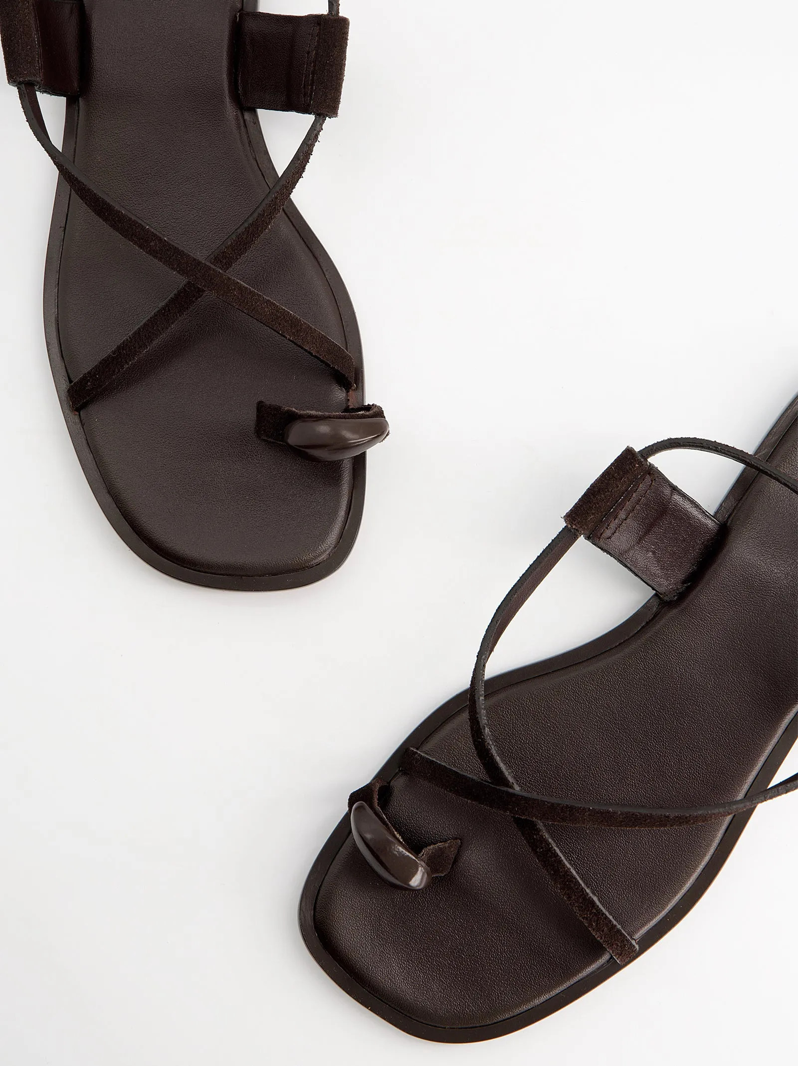 Flat sandals with metallic detail - Ossy sold by Ulanka product image thumbnail 2