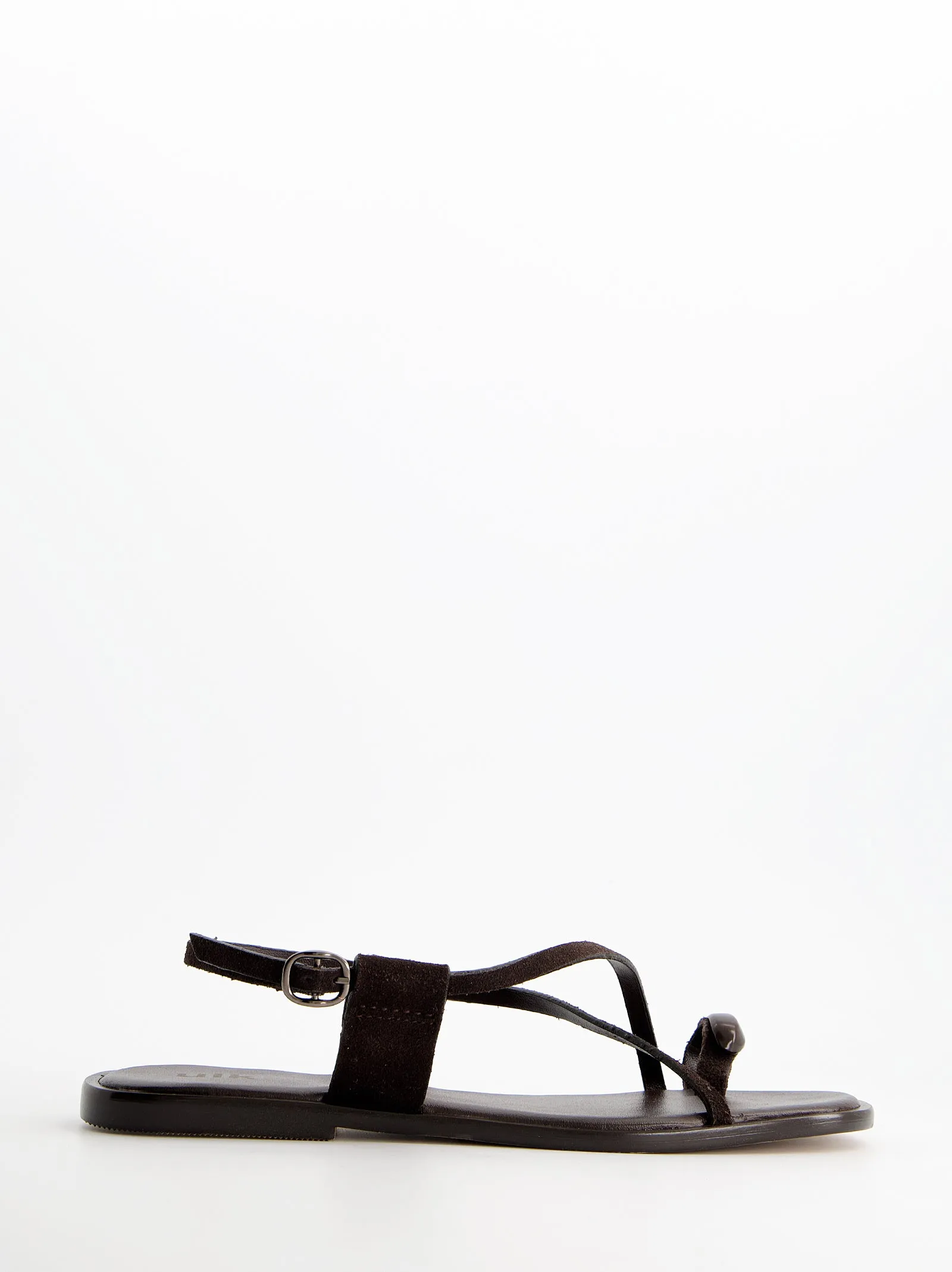Flat sandals with metallic detail - Ossy sold by Ulanka