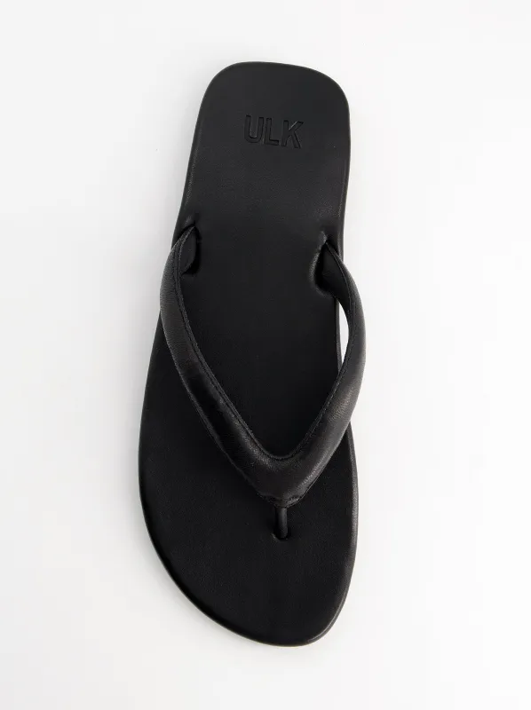 Leather toe-post sandals - Evoca made by Ulanka