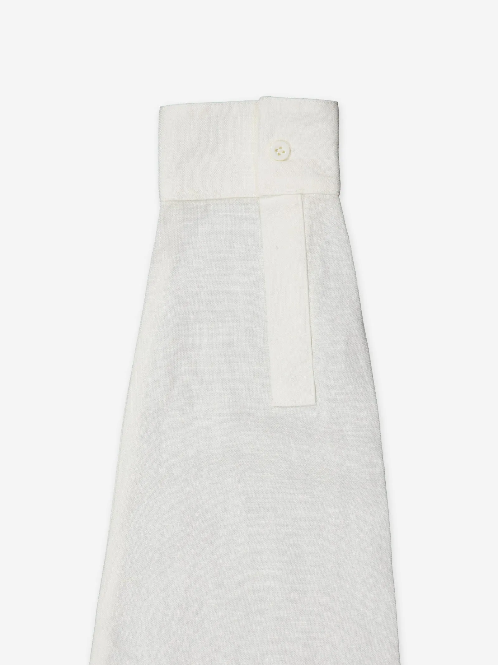 Long-sleeved white linen shirt - Bamboo sold by Ulanka product image thumbnail 5