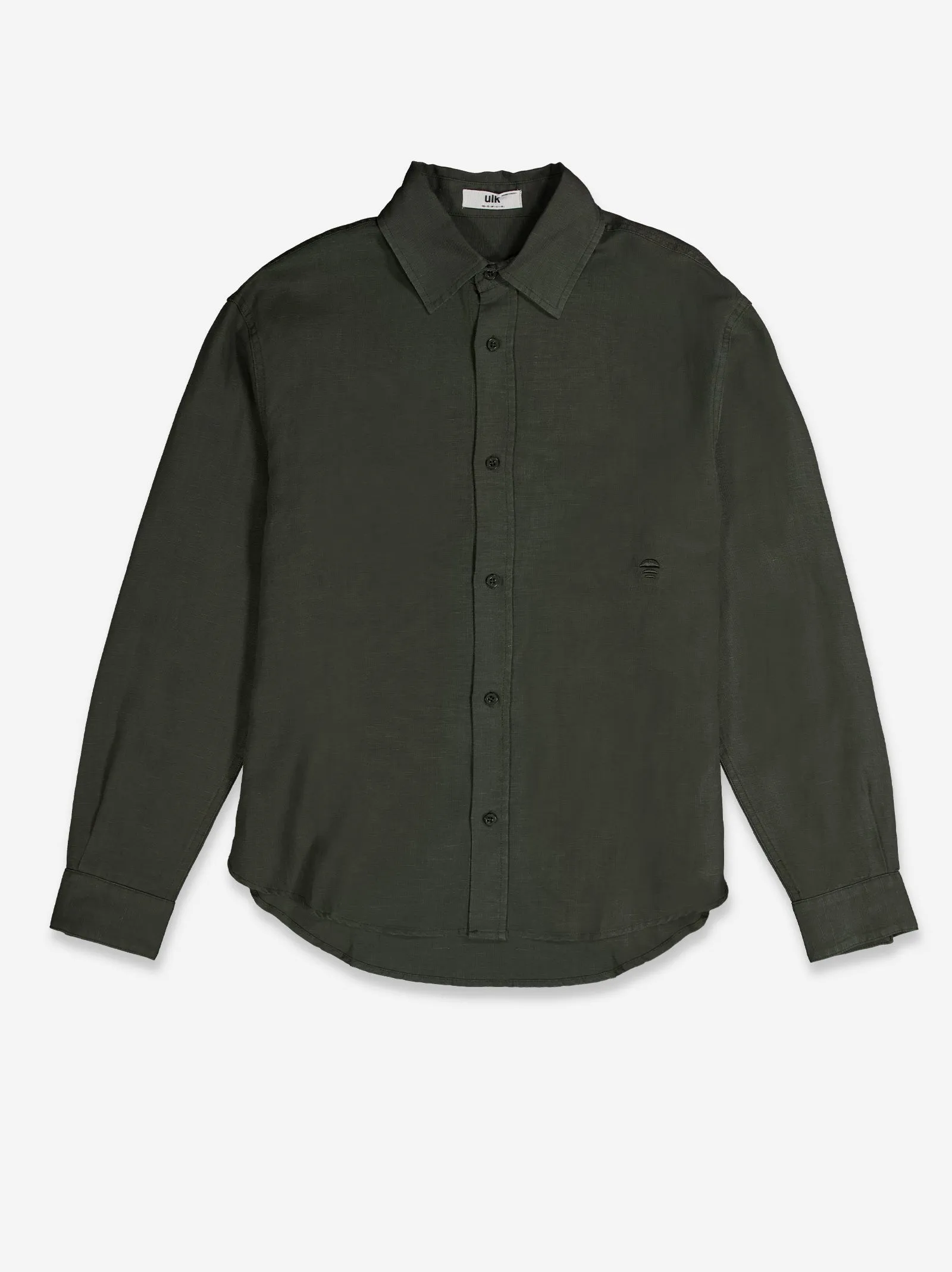 Long-sleeve linen shirt - Bamboo sold by Ulanka