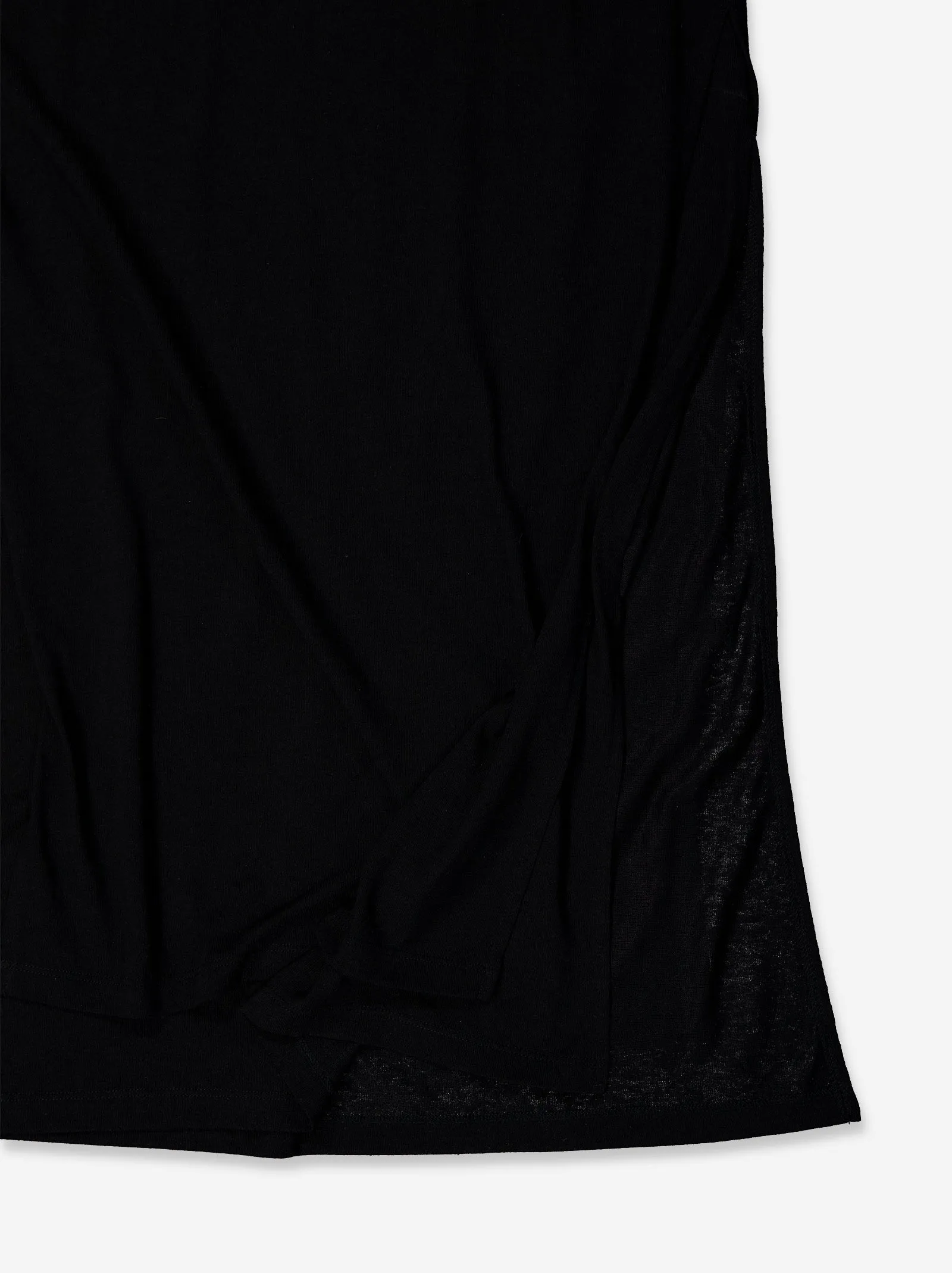 Flowy black dress with slit hem - Gib sold by Ulanka product image thumbnail 3
