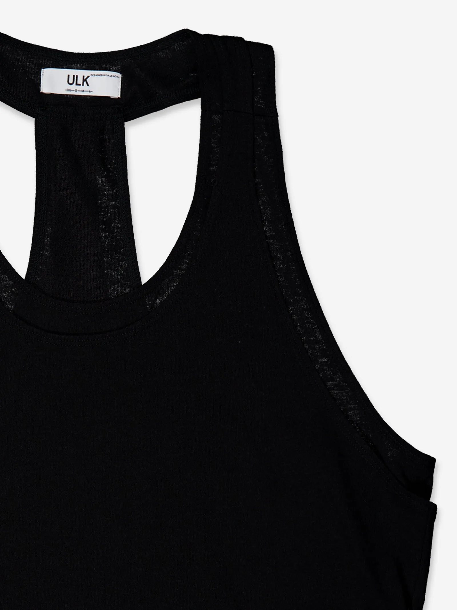 Flowy black dress with slit hem - Gib sold by Ulanka product image thumbnail 4