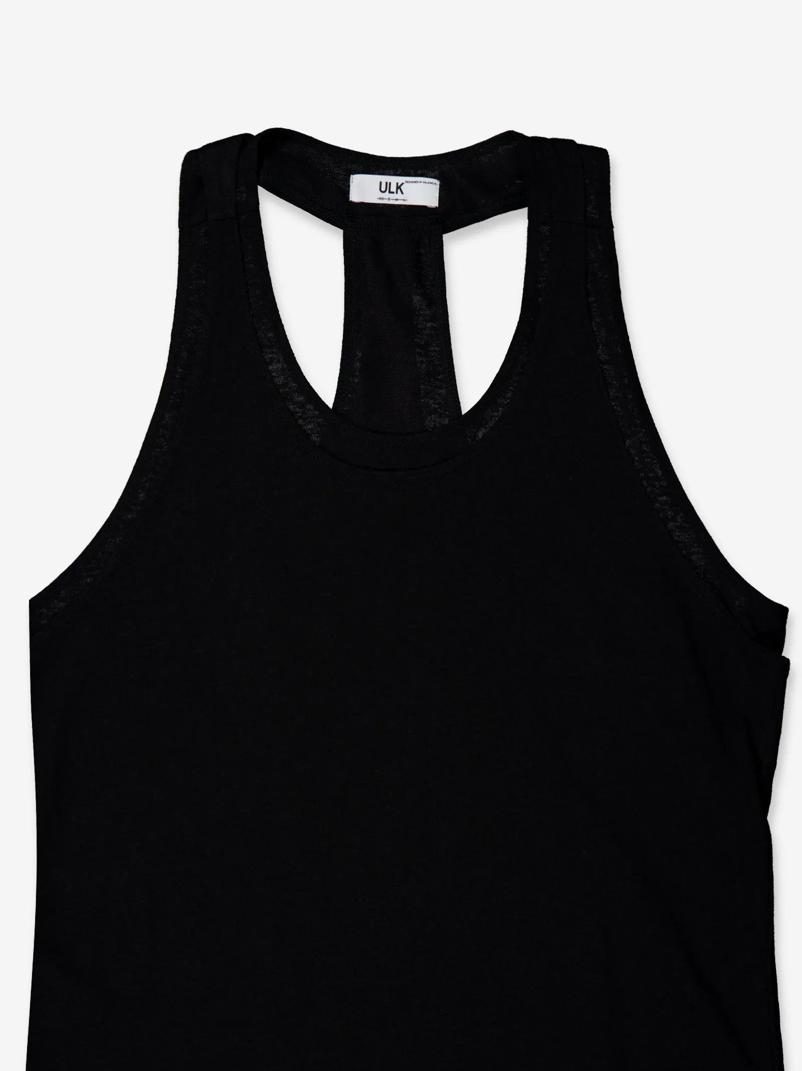 Flowy black dress with slit hem - Gib sold by Ulanka product image thumbnail 2
