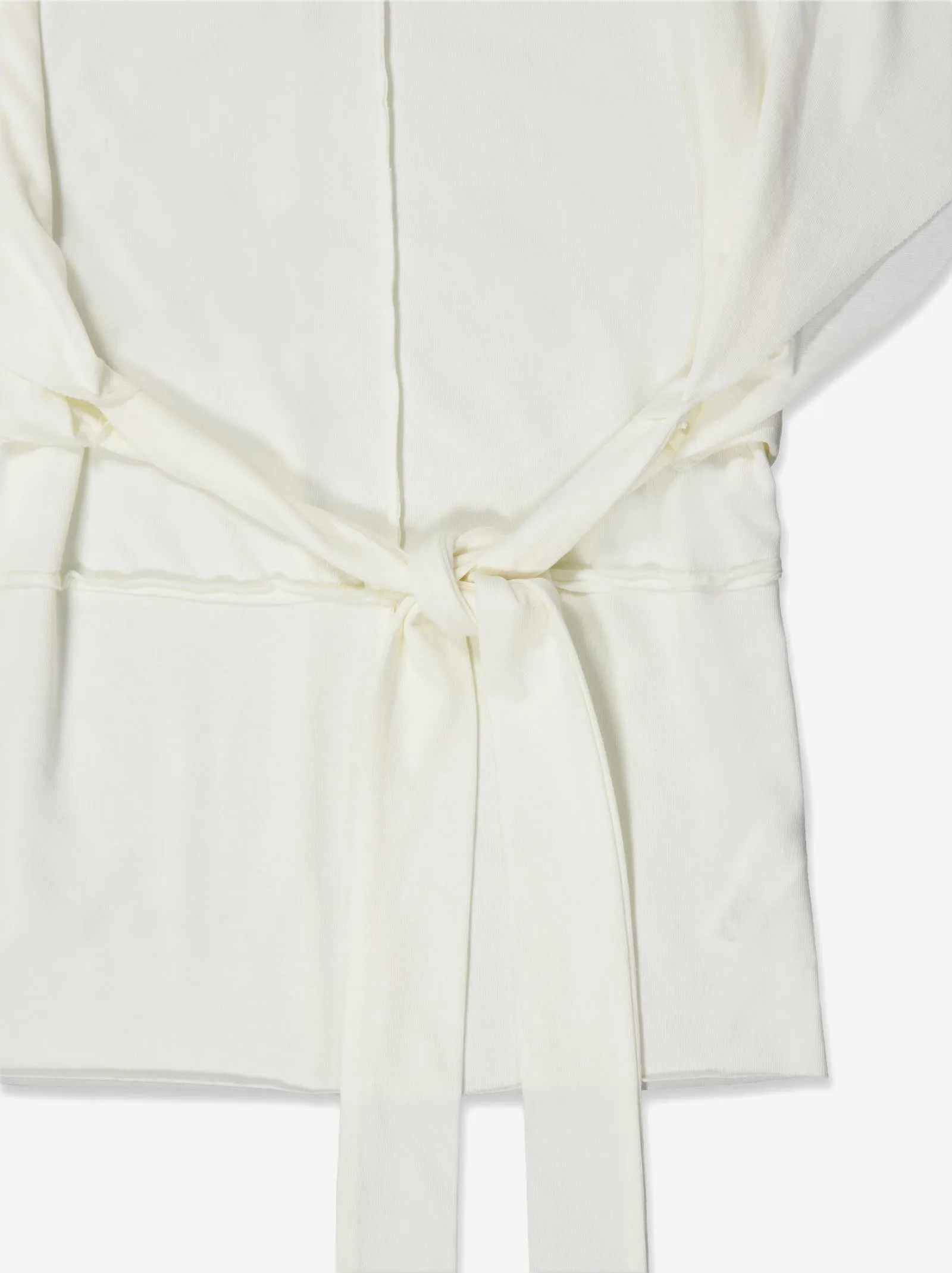 Top fluido blanco con lazada en cintura - Velara sold by Ulanka product image thumbnail 2