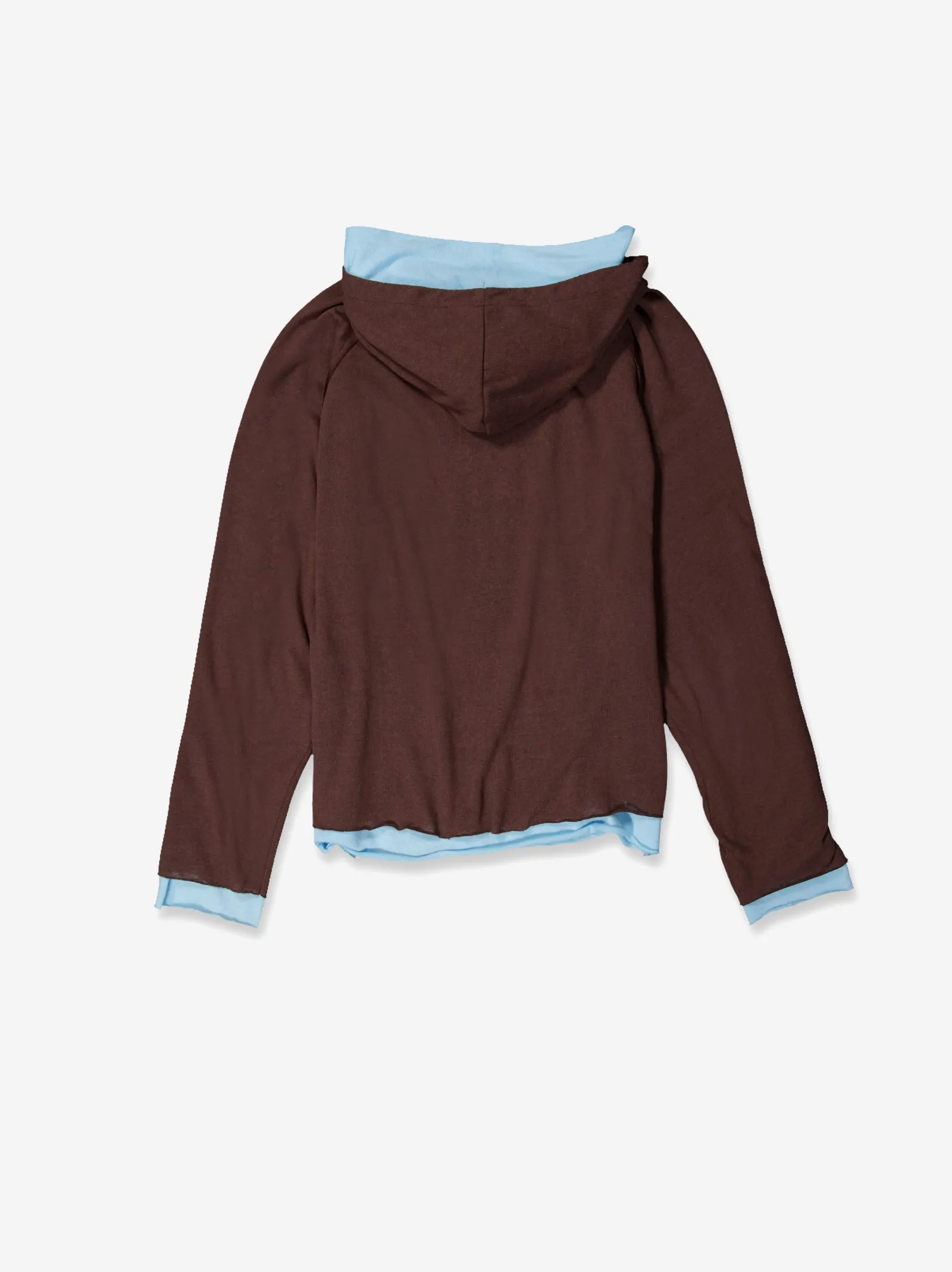 Brown double hoodie - Twotwo sold by Ulanka product image thumbnail 3