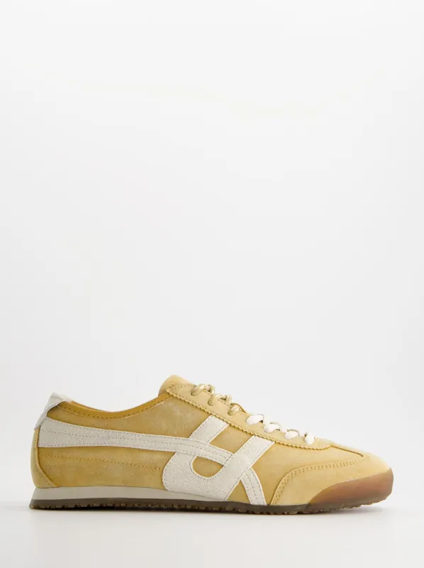 Men's retro yellow suede sneakers - Onix made by Ulanka