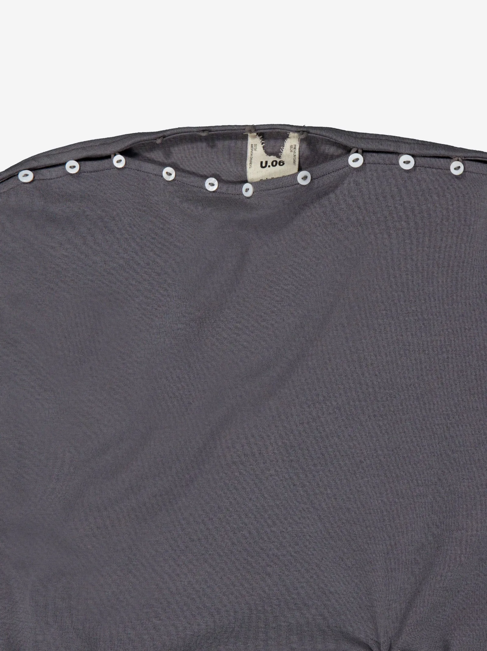 Grey long-sleeved top with side ruching - Xiquet sold by Ulanka product image thumbnail 3